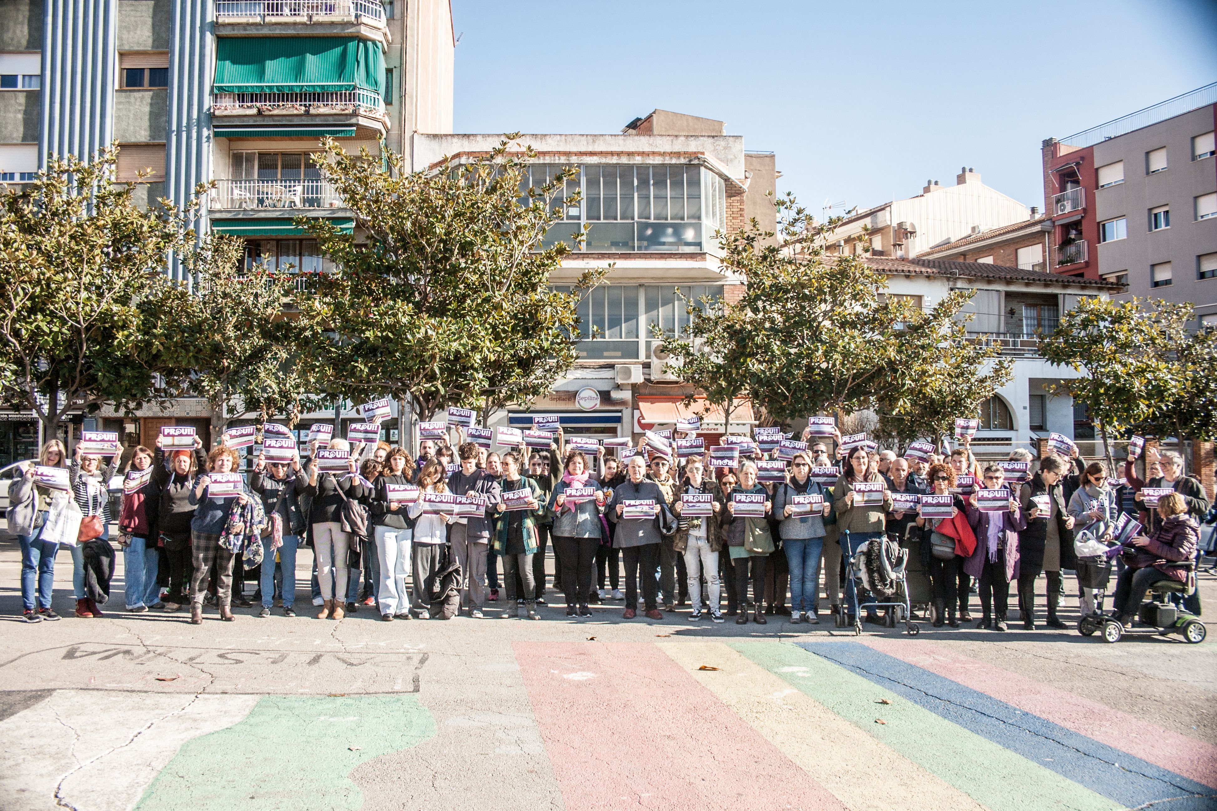 Concentració de dones a la plaça de les dones. FOTO: Arxiu