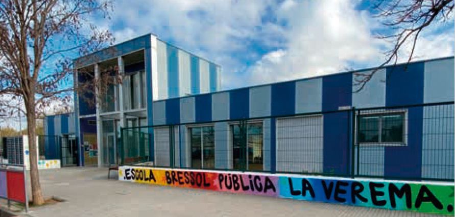 Façana de l'Escola bressol La Verema. Foto: Arxiu