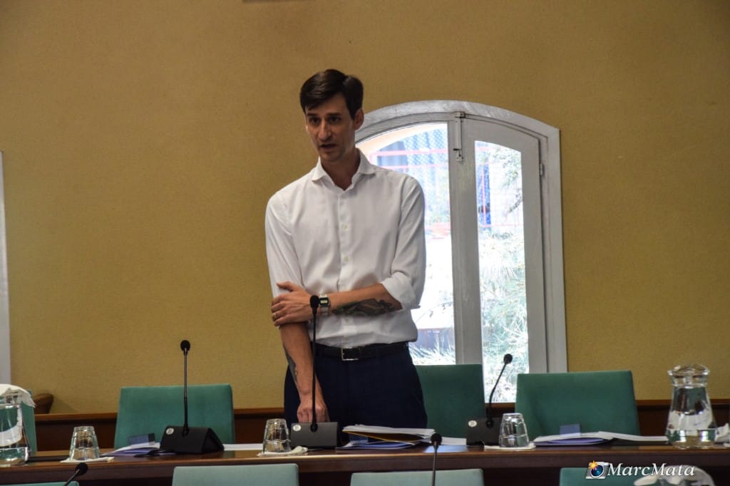 Roger Bayó prometent el seu carrec l'any 2023. Foto: Marc Mata