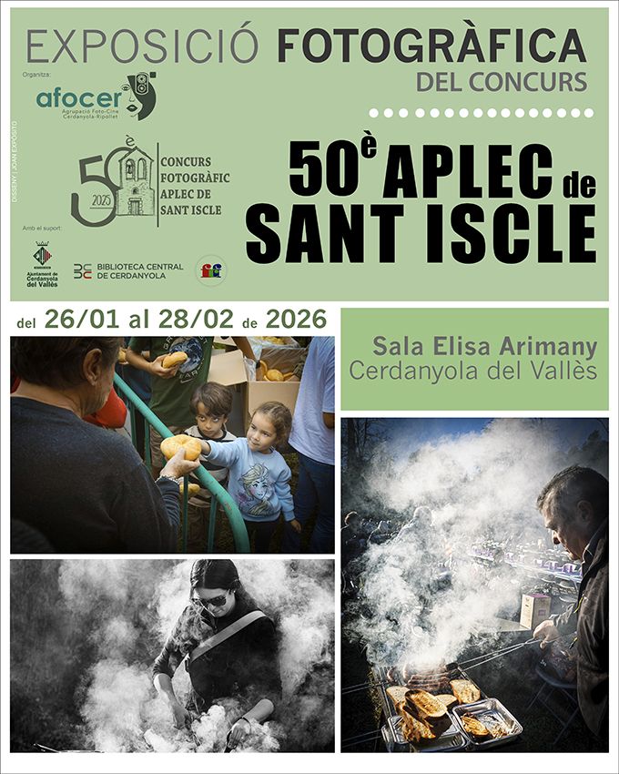 Cartell de l'exposició 50 Aplec de Sant Iscle. FOTO: AFOCER