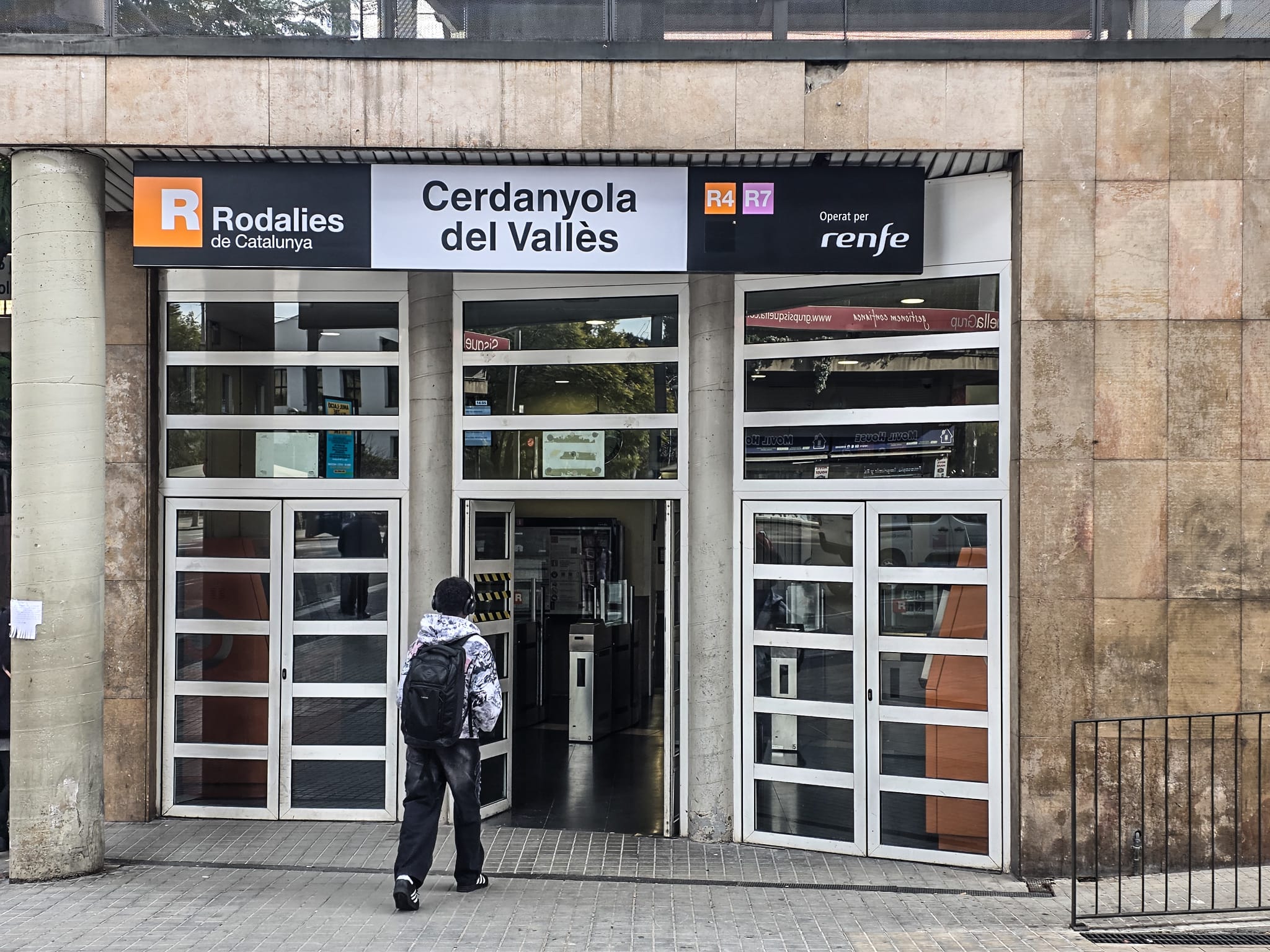 Estació de RENFE a Cerdanyola. FOTO: Marc Mata 