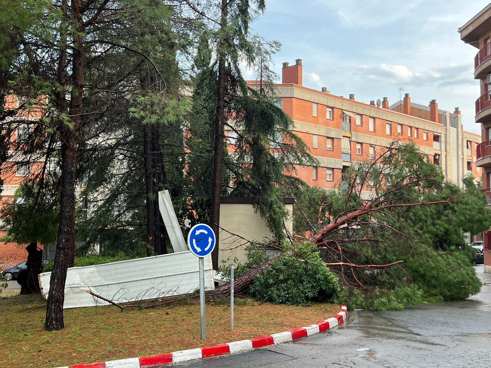 Efectes de la forta tempesta del passat mes de setembre a Ripollet. Foto: Marc Mata