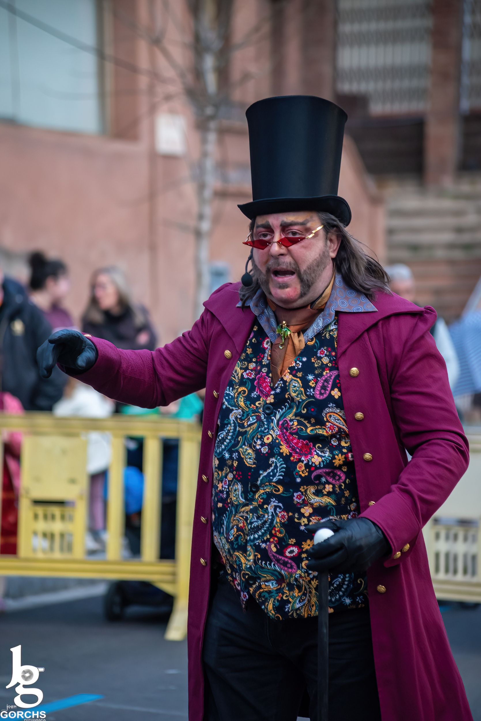 El Xarlatà amenitza la rebuda del Cabraboc. FOTO: Joan Gorchs