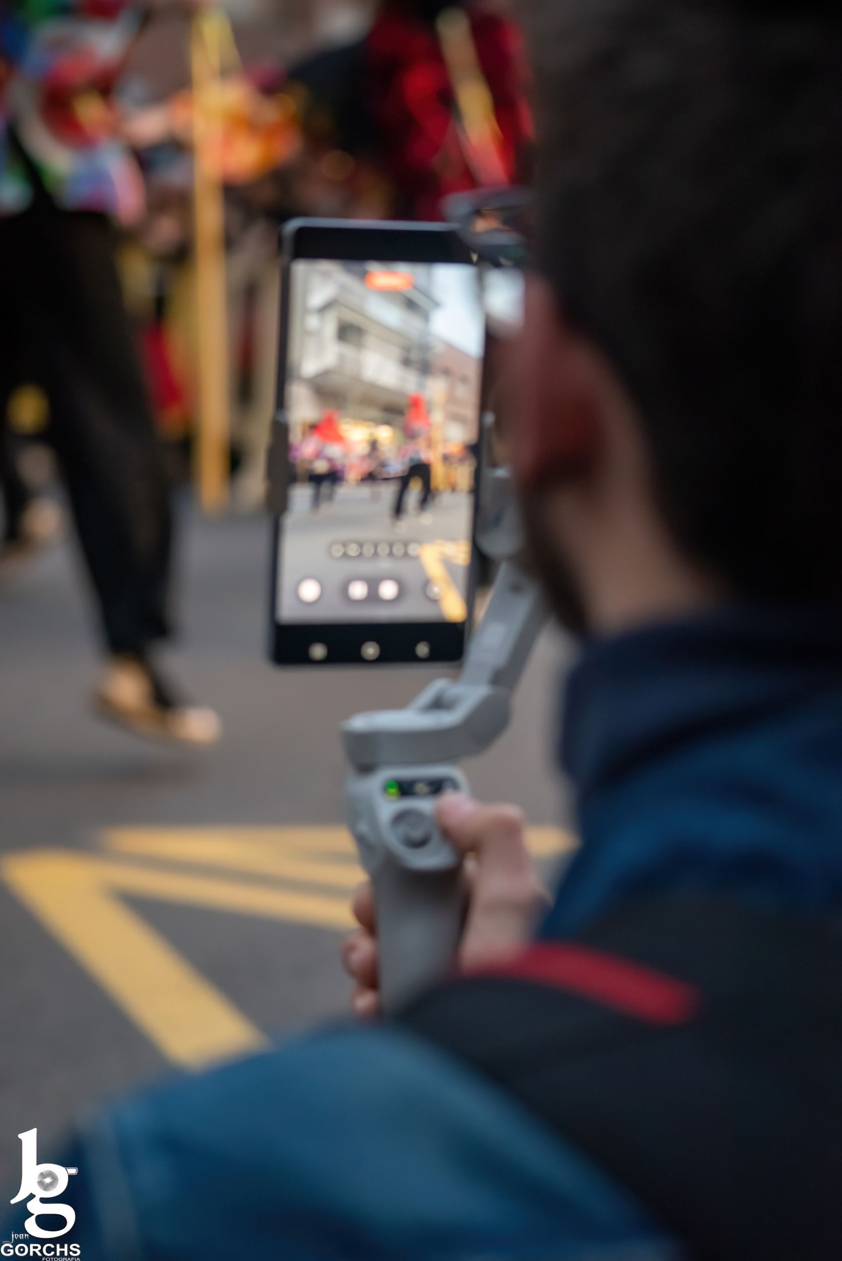 El TOT captant la rebuda del Cabraboc. FOTO: Joan Gorchs