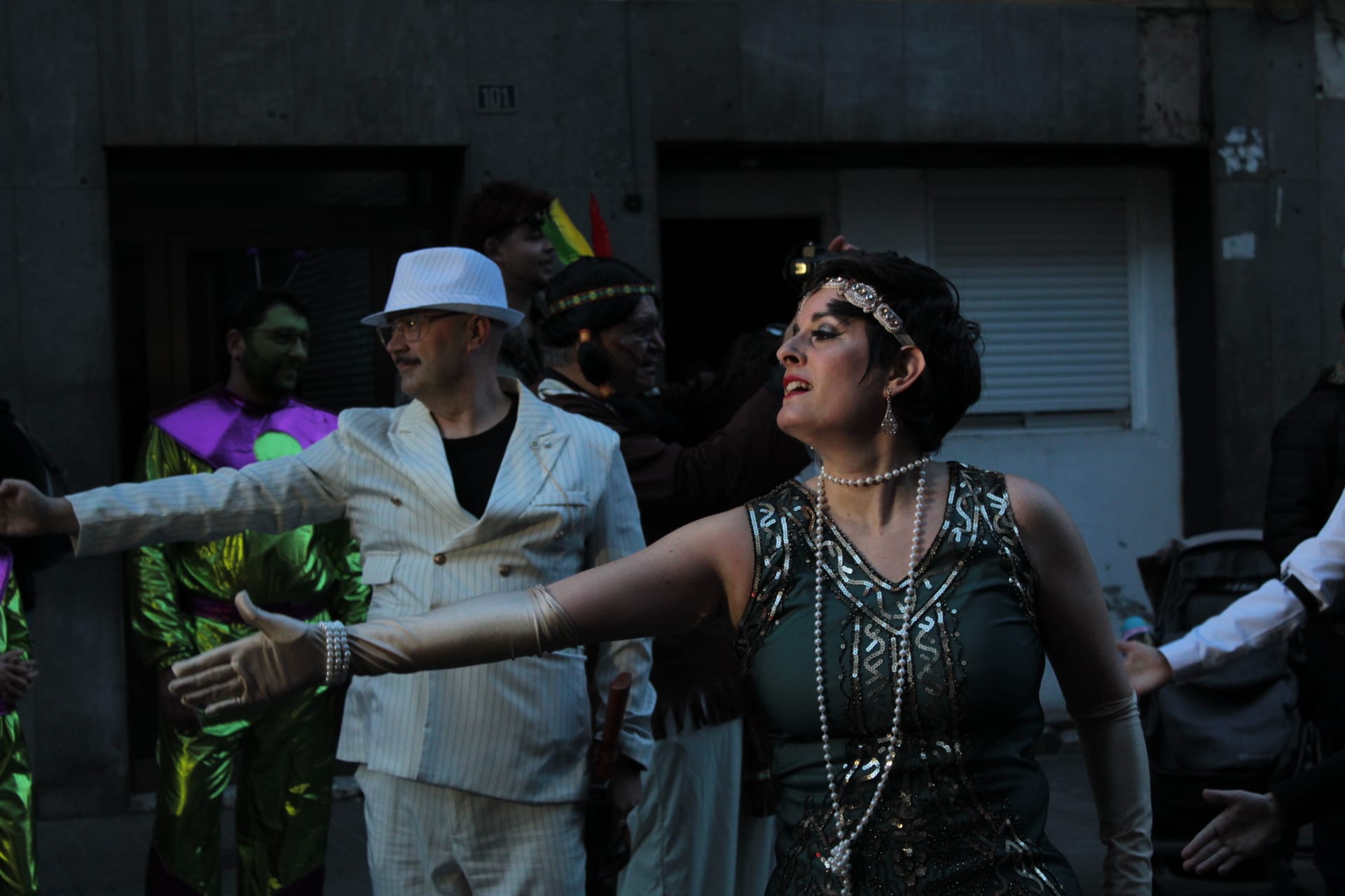 Un carnaval d'època. Foto: Sergio Sánchez