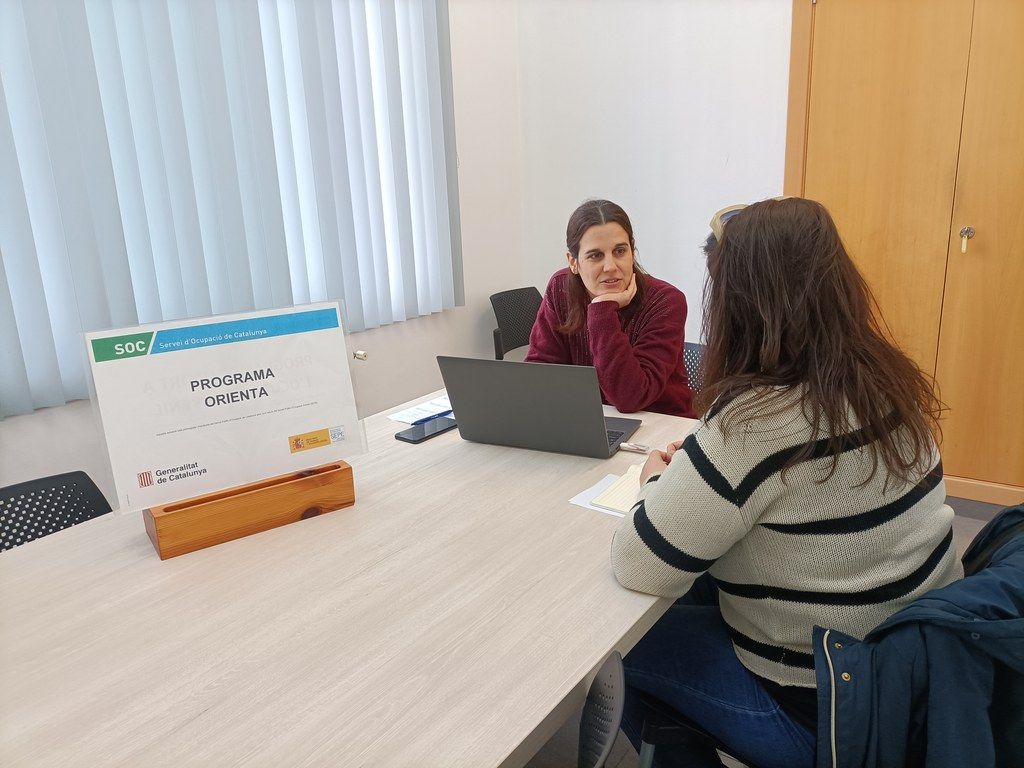 El programa oferirà un acompanyament personalitzat. Foto: Ajuntament