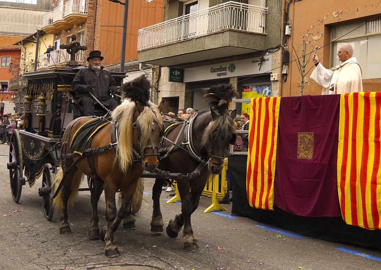 Fotografia premiada amb el premi Trofeu Comissió Sant Antoni Ripollet del concurs d'Acció Fotogràfica Ripollet, l'any 2025. FOTO: Joan Fandos