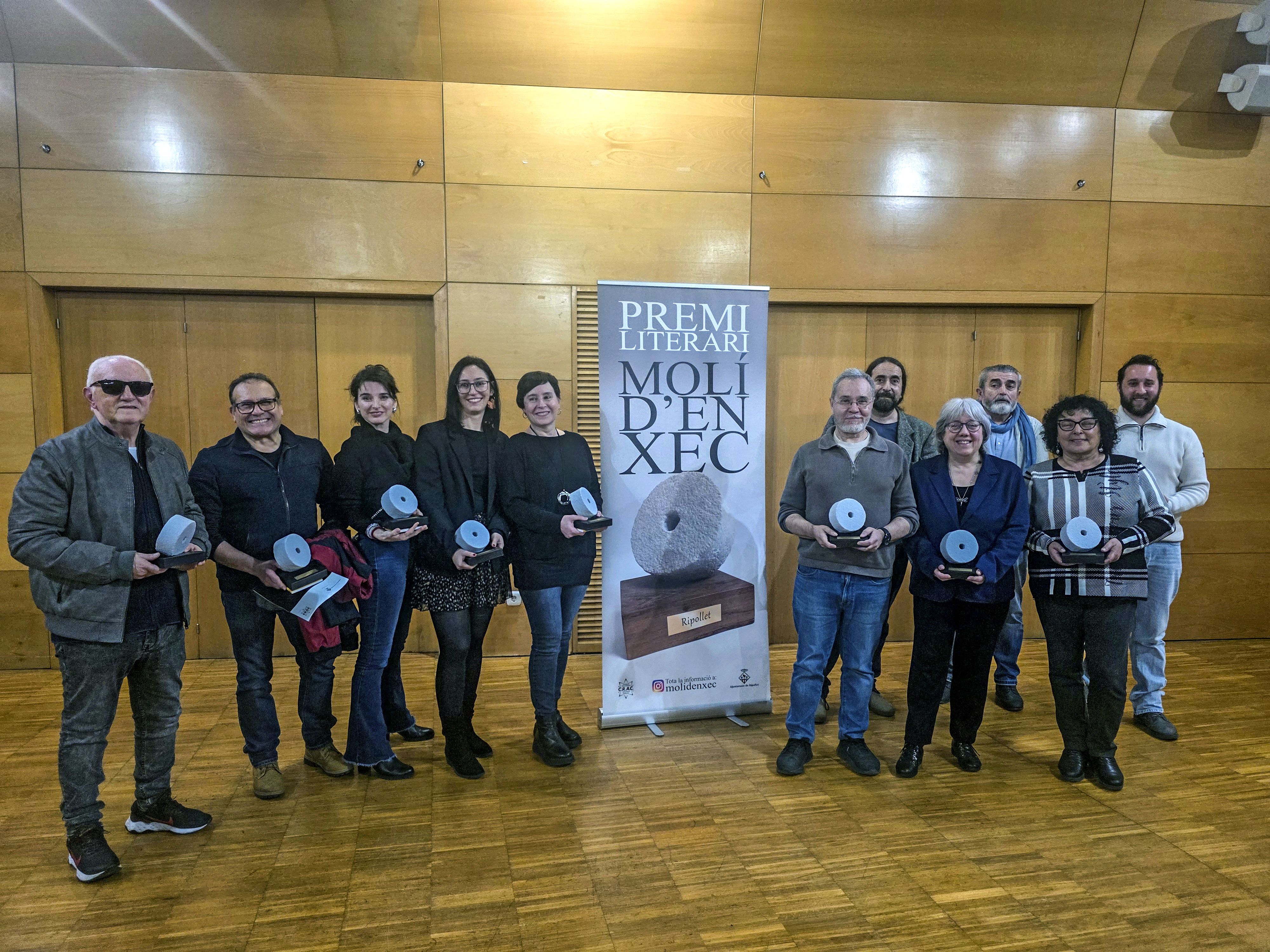 Foto dels guanyadors dels premis. FOTO: Marc Mata 