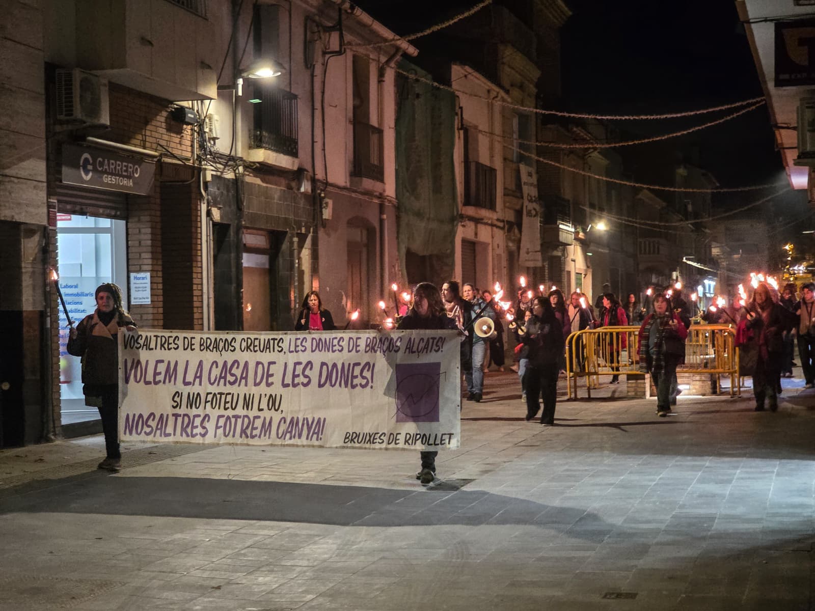 Marxa de dones amb motiu del 25N a Ripollet el novembre de 20254. FOTO Marc Mata 
