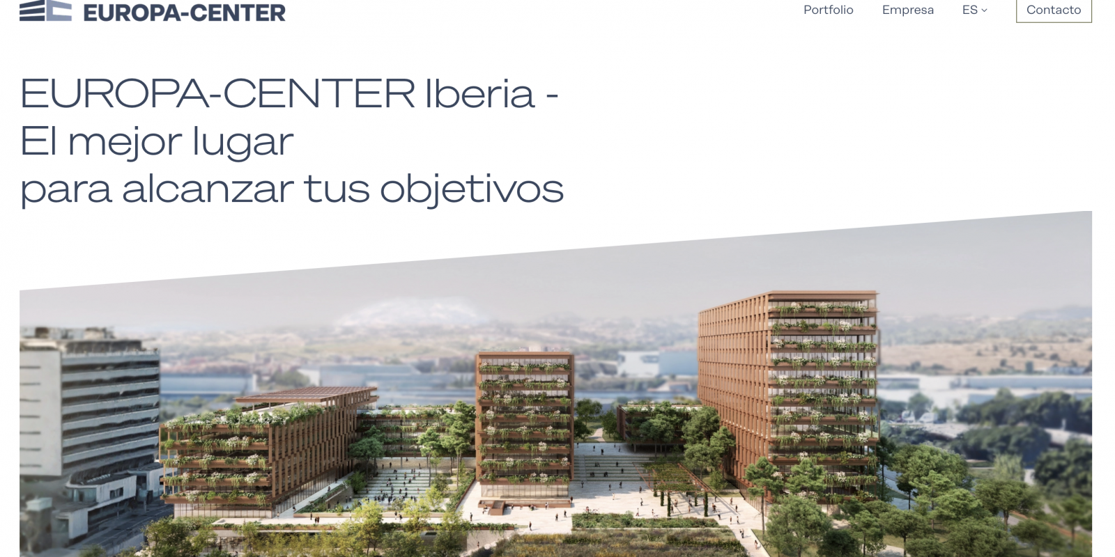 La nova web d'EUROPA CENTER Iberia FOTO: Cedida