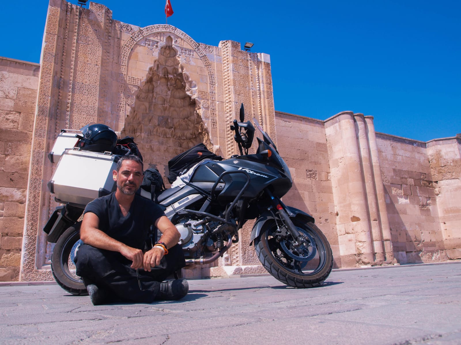 Agustí Carmona porta viatjant des de fa anys i ja ha visitat 53 països. FOTO Cedida