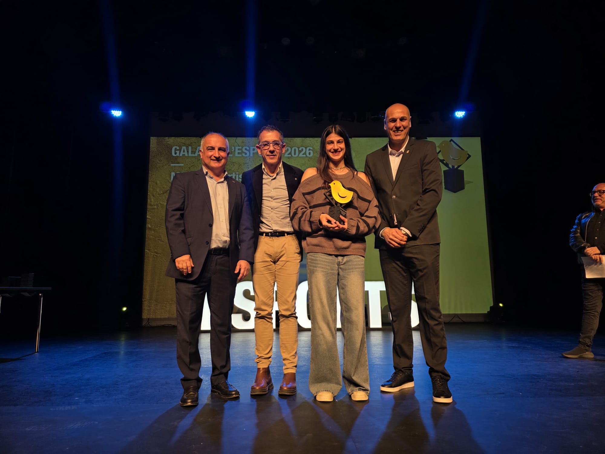 Gelabert, premiada a la gala de l'Esport 2026. FOTO: Marc Mata