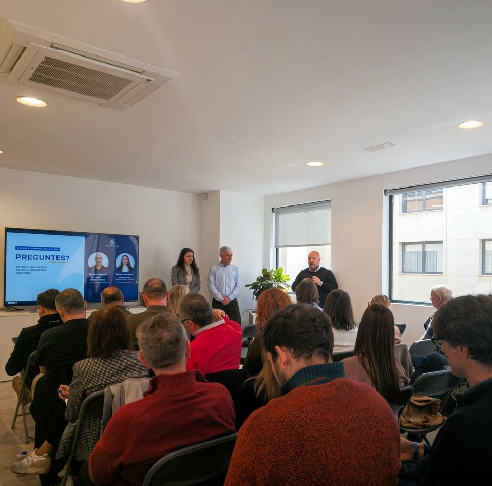 Ripollet Impulsa celebra amb èxit el 4t Esmorzar empresarial . FOTO Ajuntament