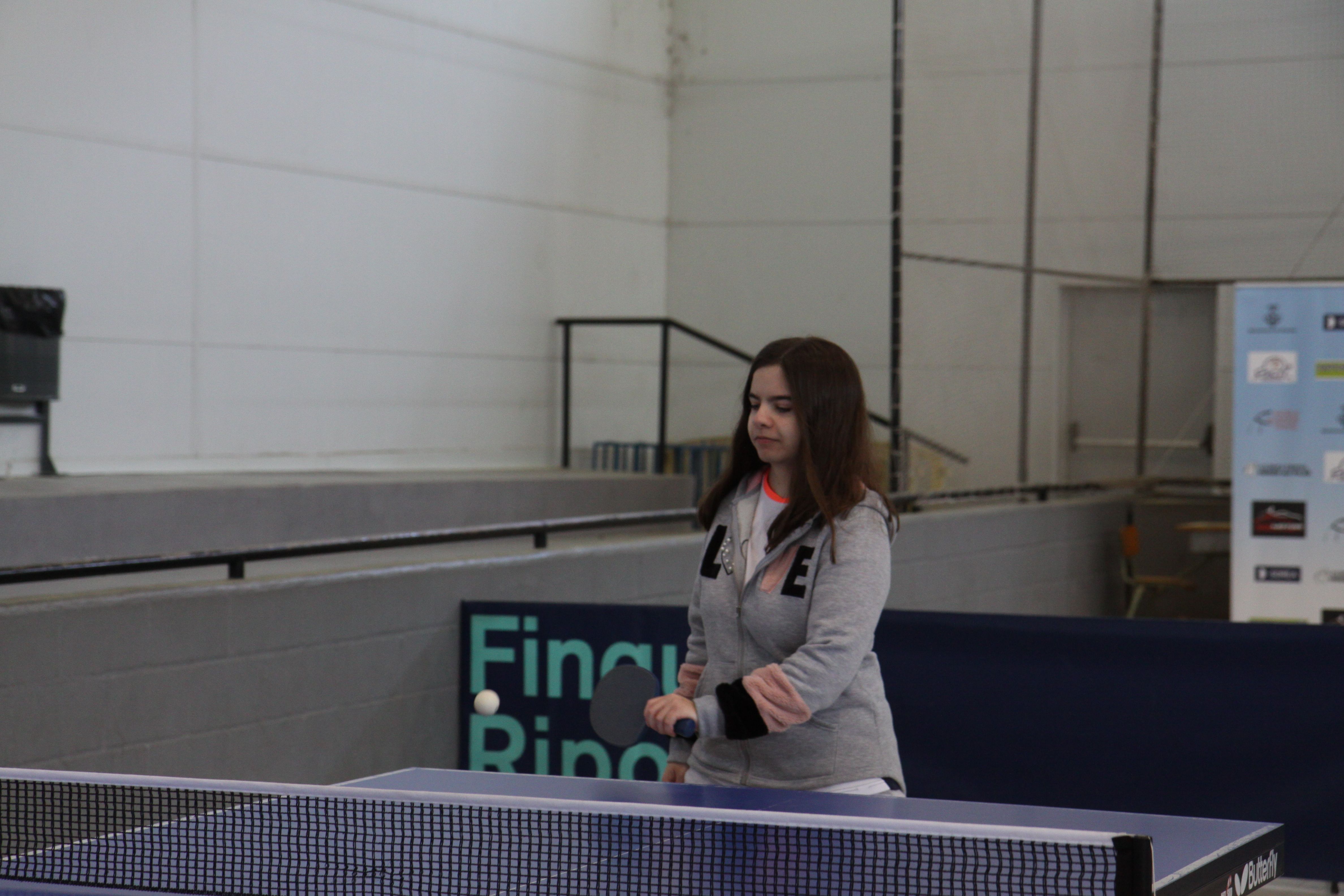 Trobada local de tenis taula escolar. Foto: Laia Jubany