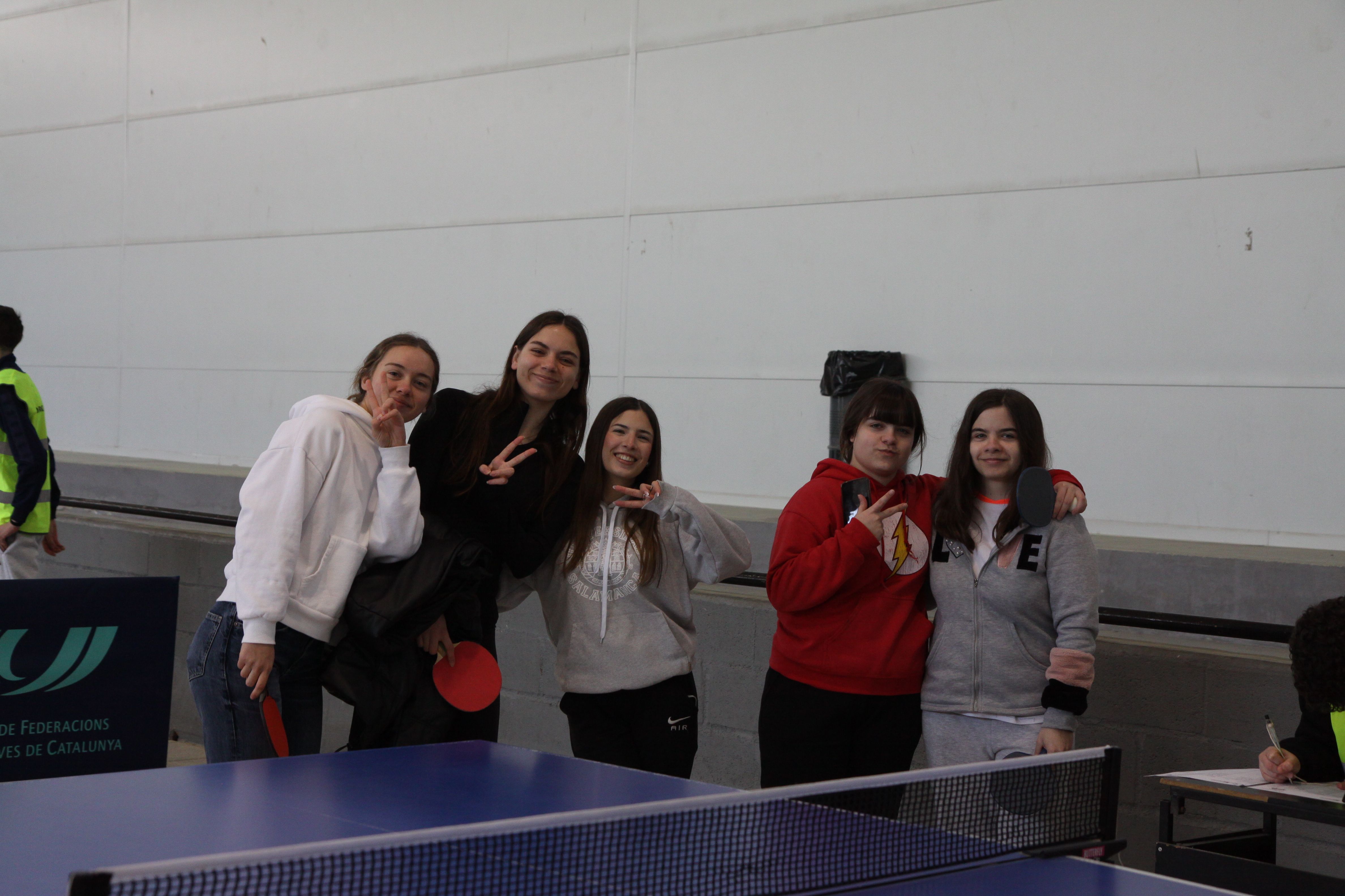 Trobada local de tenis taula escolar. Foto: Laia Jubany