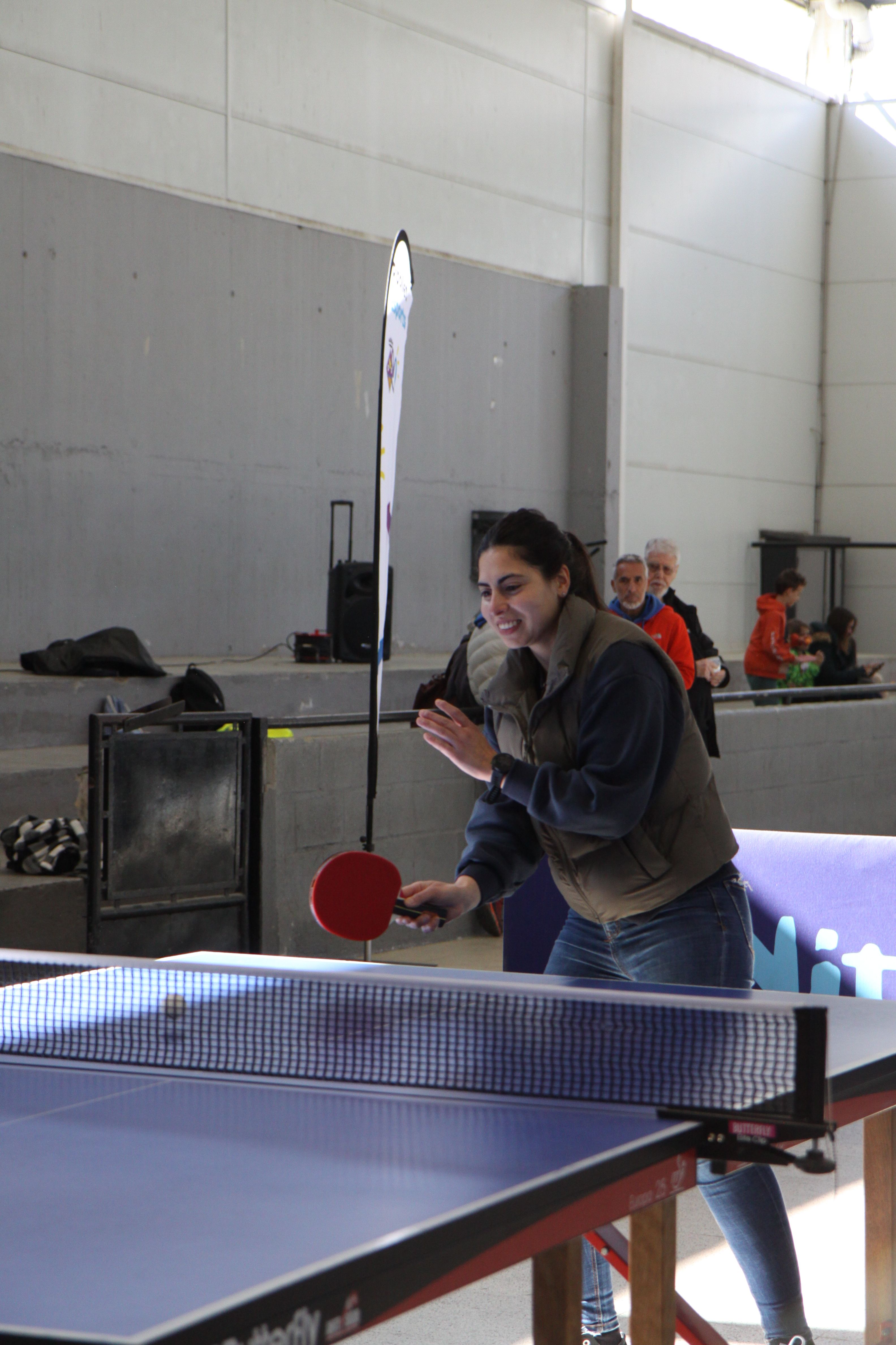 Trobada local de tenis taula escolar. Foto: Laia Jubany