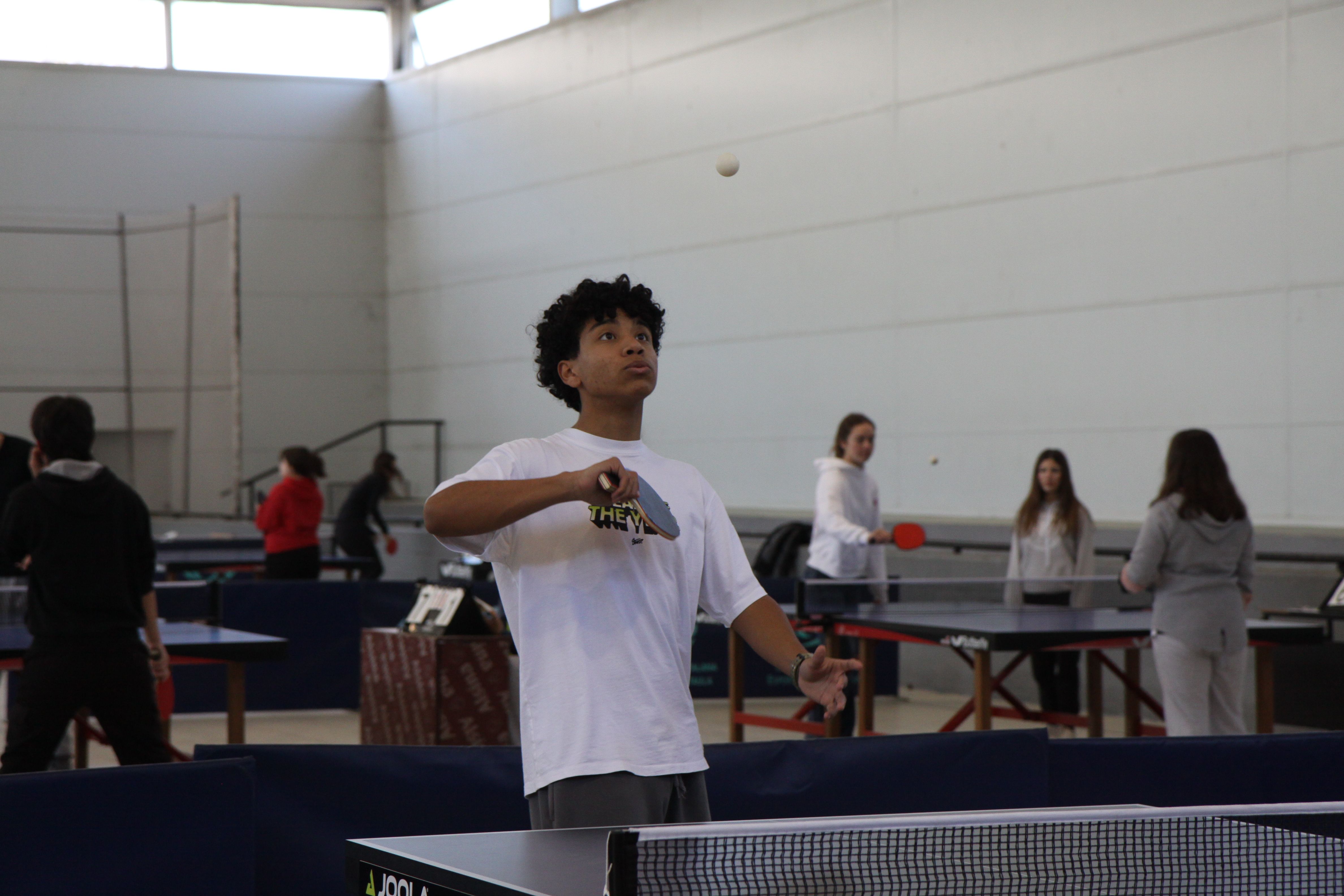 Trobada local de tenis taula escolar. Foto: Laia Jubany