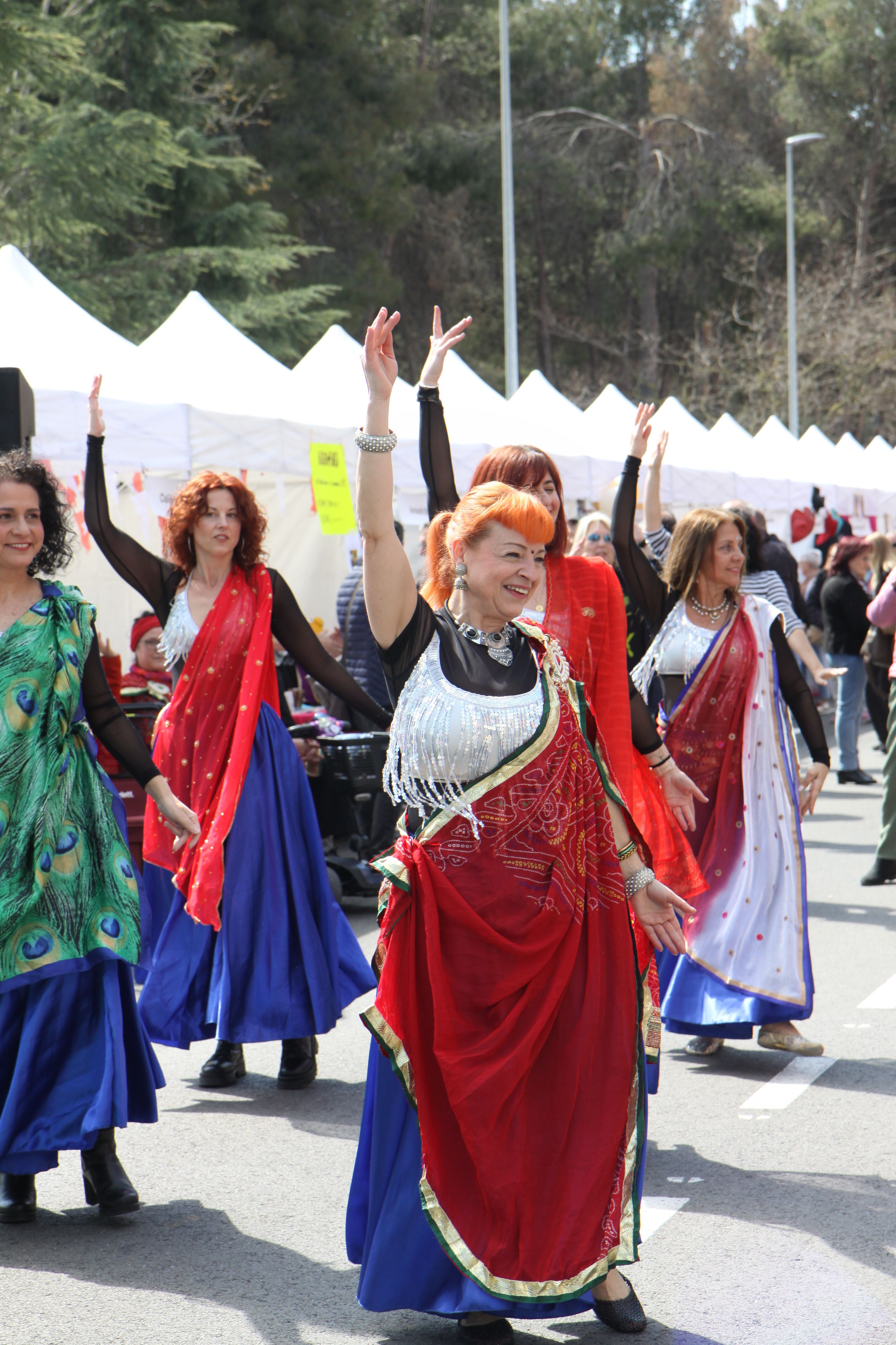 L'Associació Colors ha fet honor al seu nom omplint la rambla de vida. Foto: Laia Jubany
