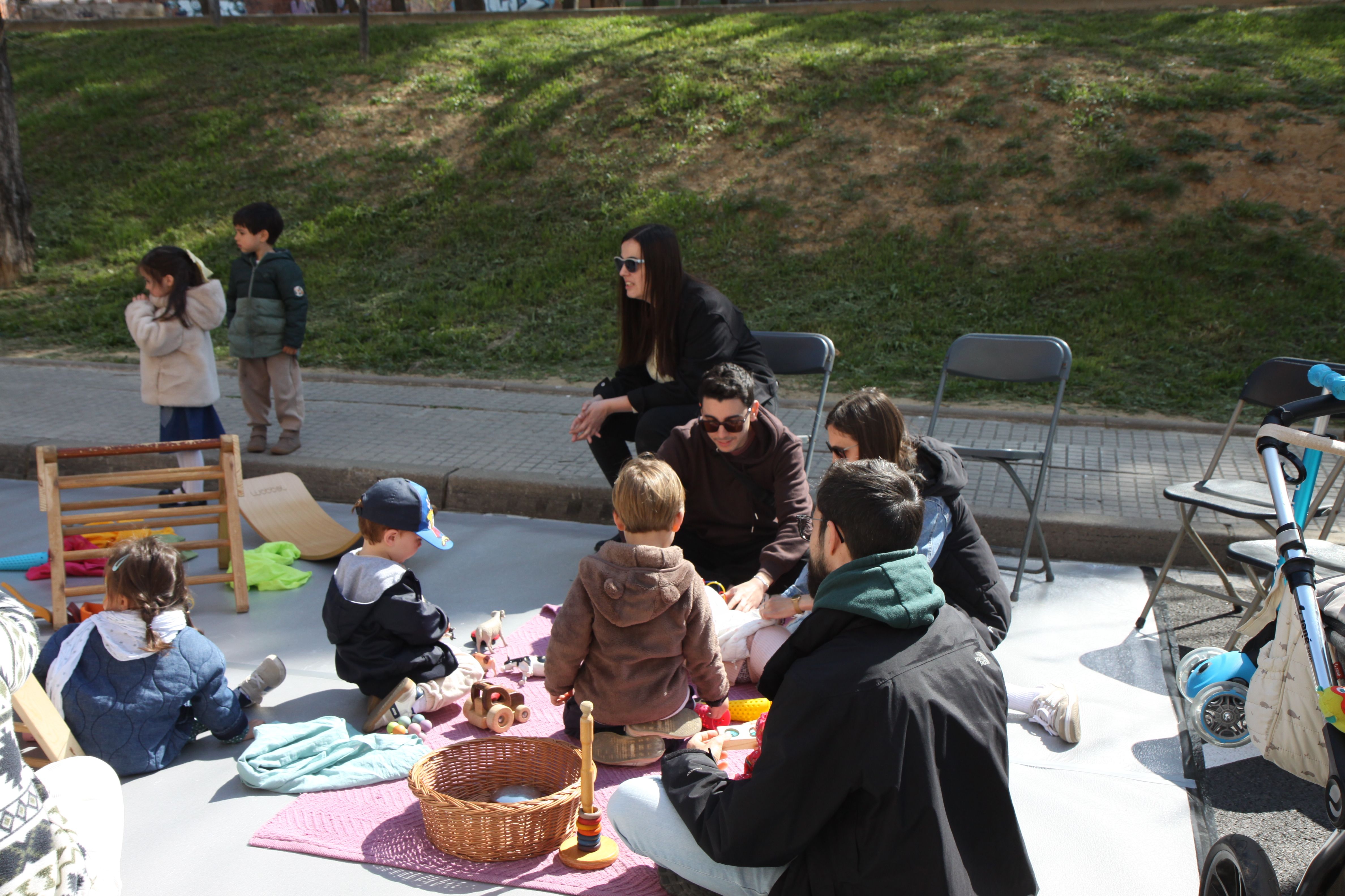 L'Associació Mamicria ha acollit un espai pels més petits. Foto: Laia Jubany