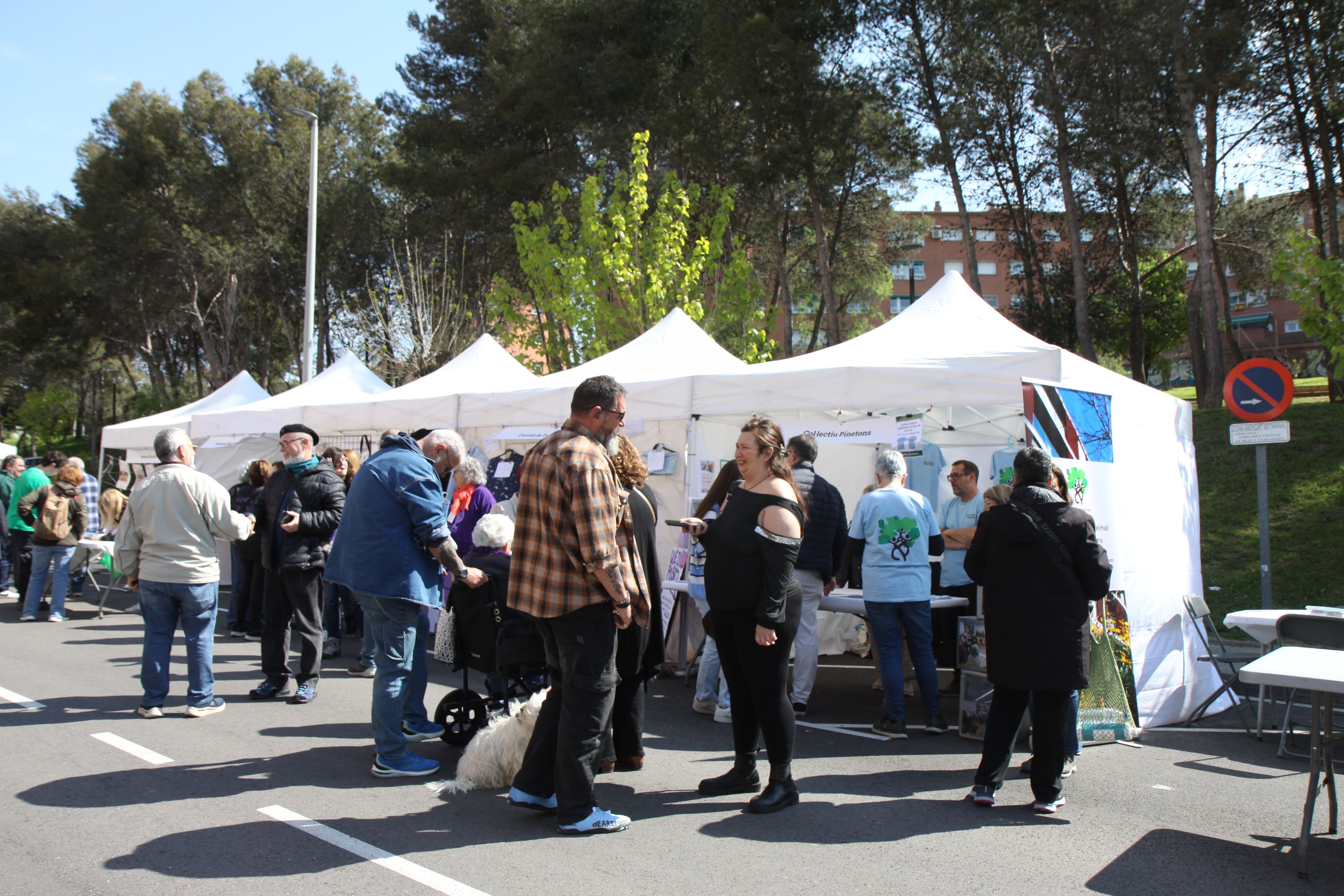 La mostra ha estat un èxit de participació veïnal. Foto: Laia Jubany