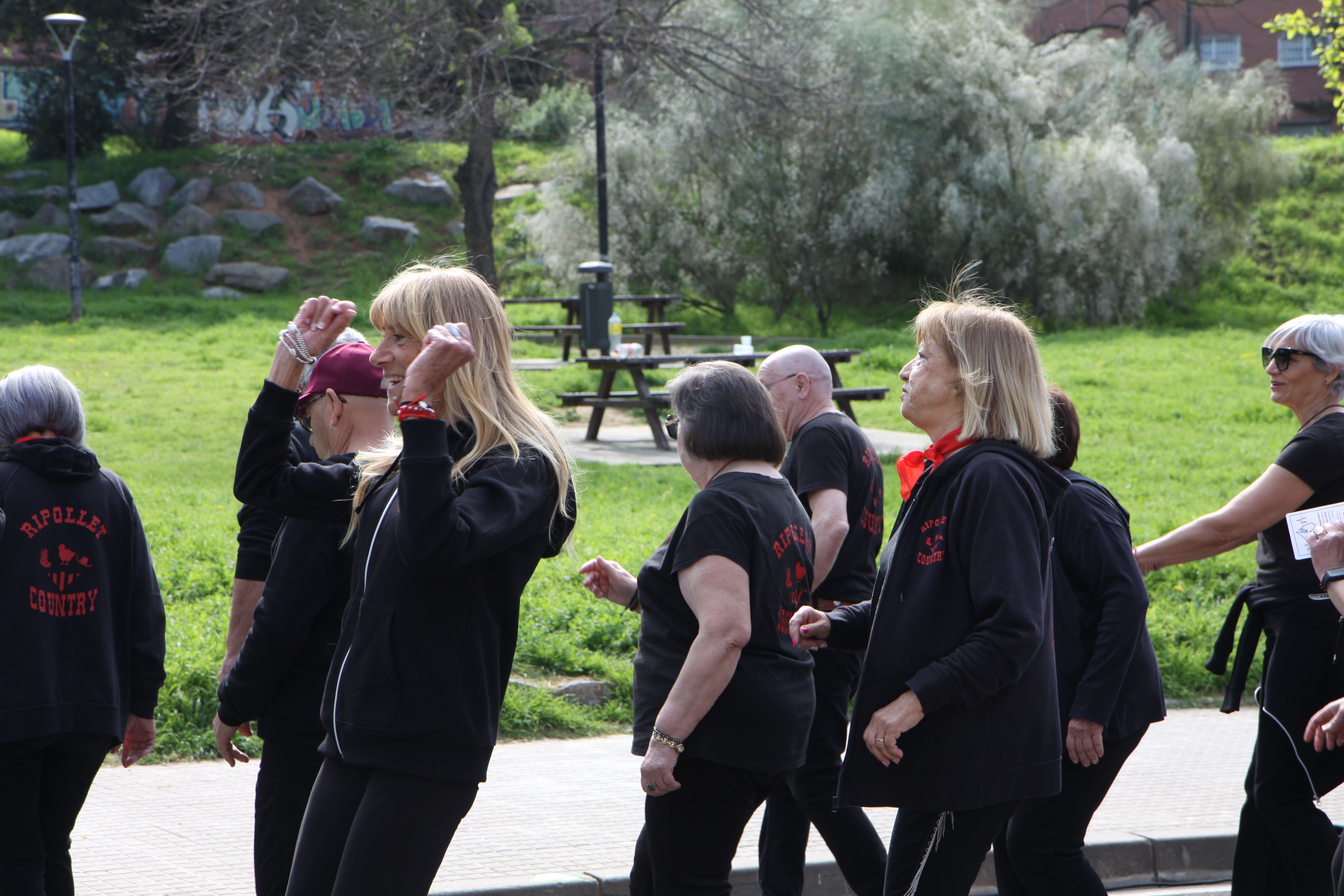 L'Associacó Ripllet Country Line Dance ha conquistat els espectadors. Foto: Laia Jubany