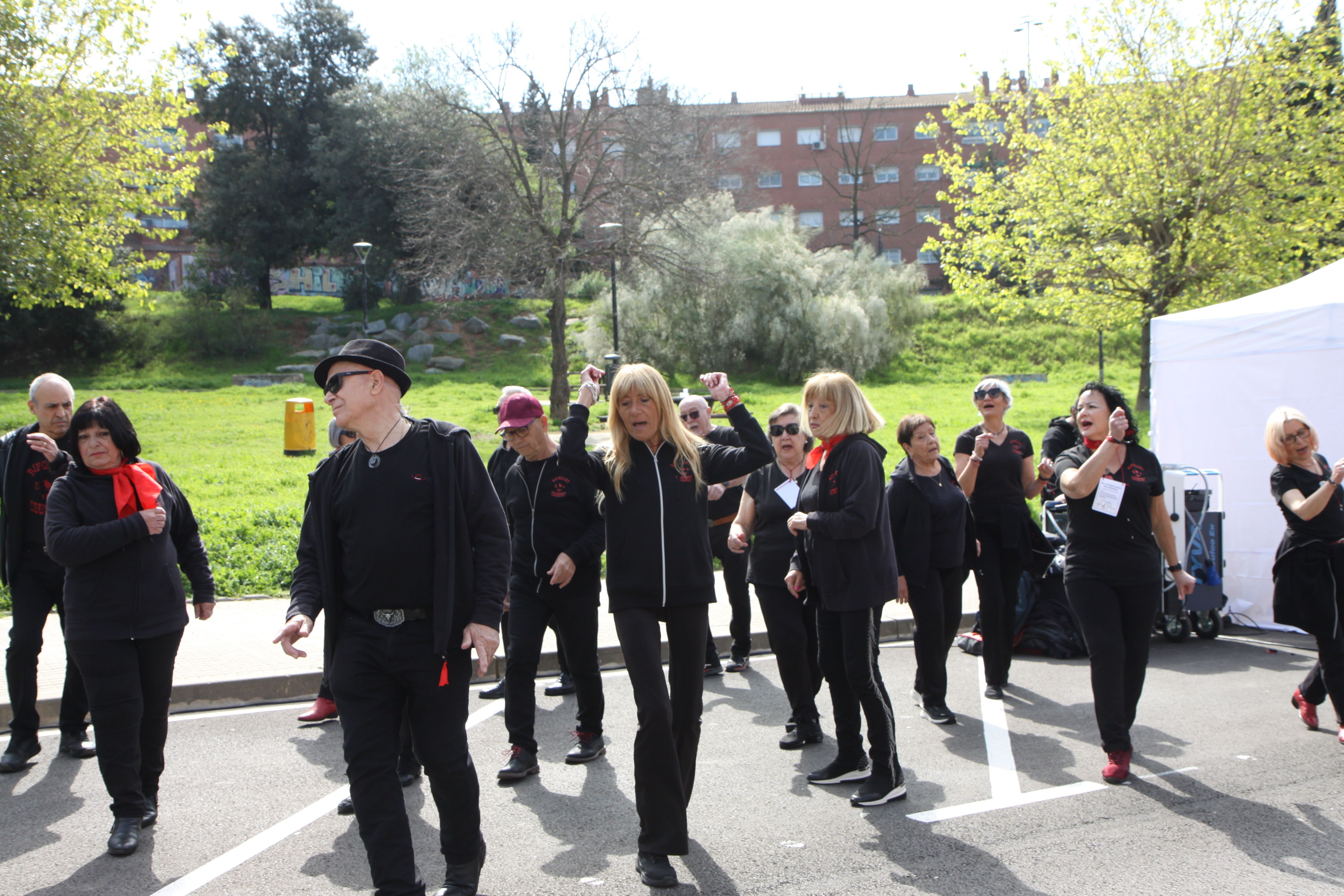 L'Associacó Ripllet Country Line Dance ha conquistat els espectadors. Foto: Laia Jubany