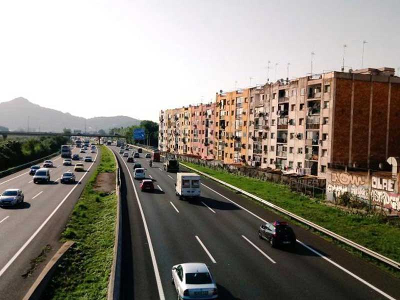 La C58 al seu pas per Ripollet i Cerdanyola. FOTO: Arxiu