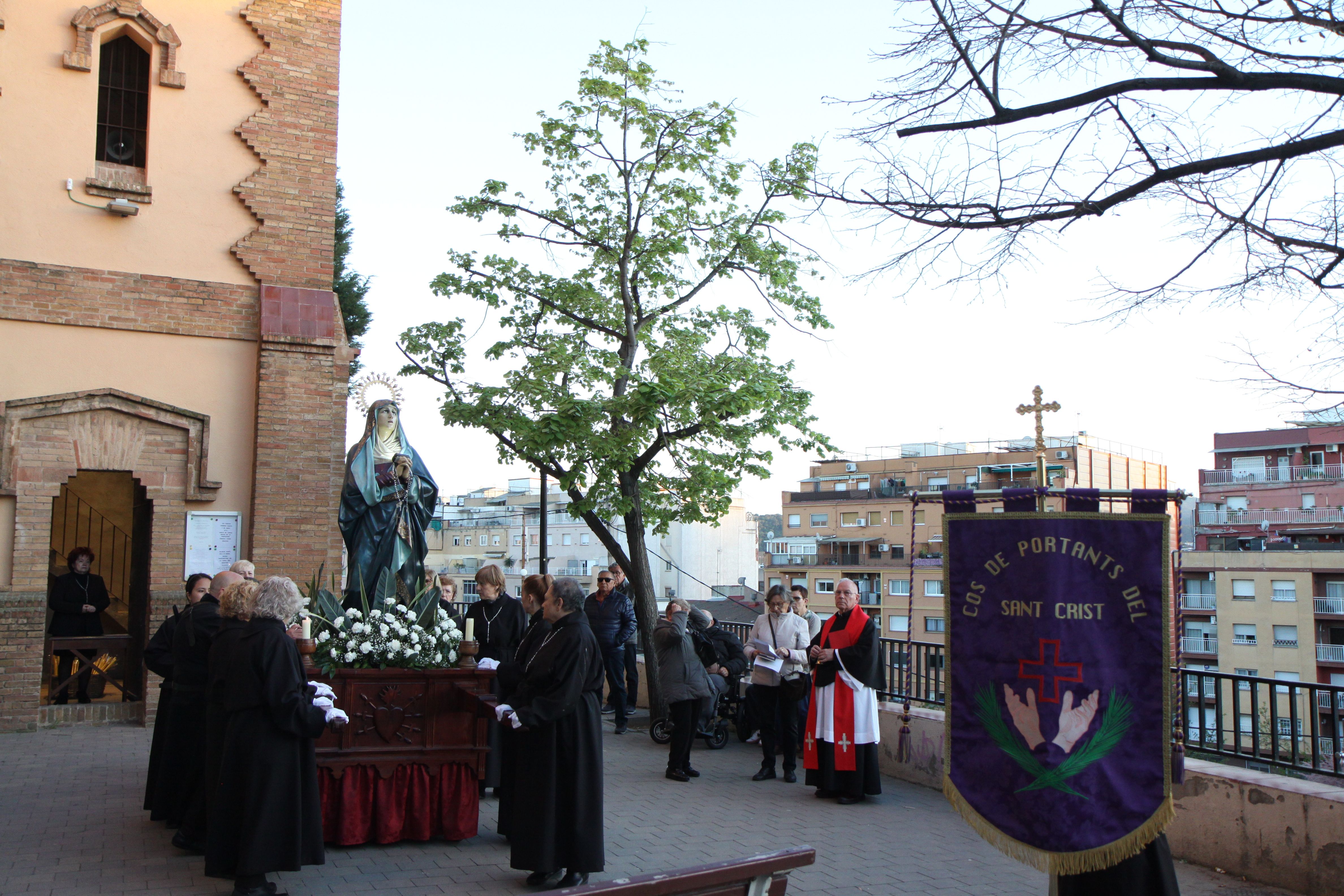 Imatges del Via Crucis de Divendres Sant. Foto: Laia Jubany