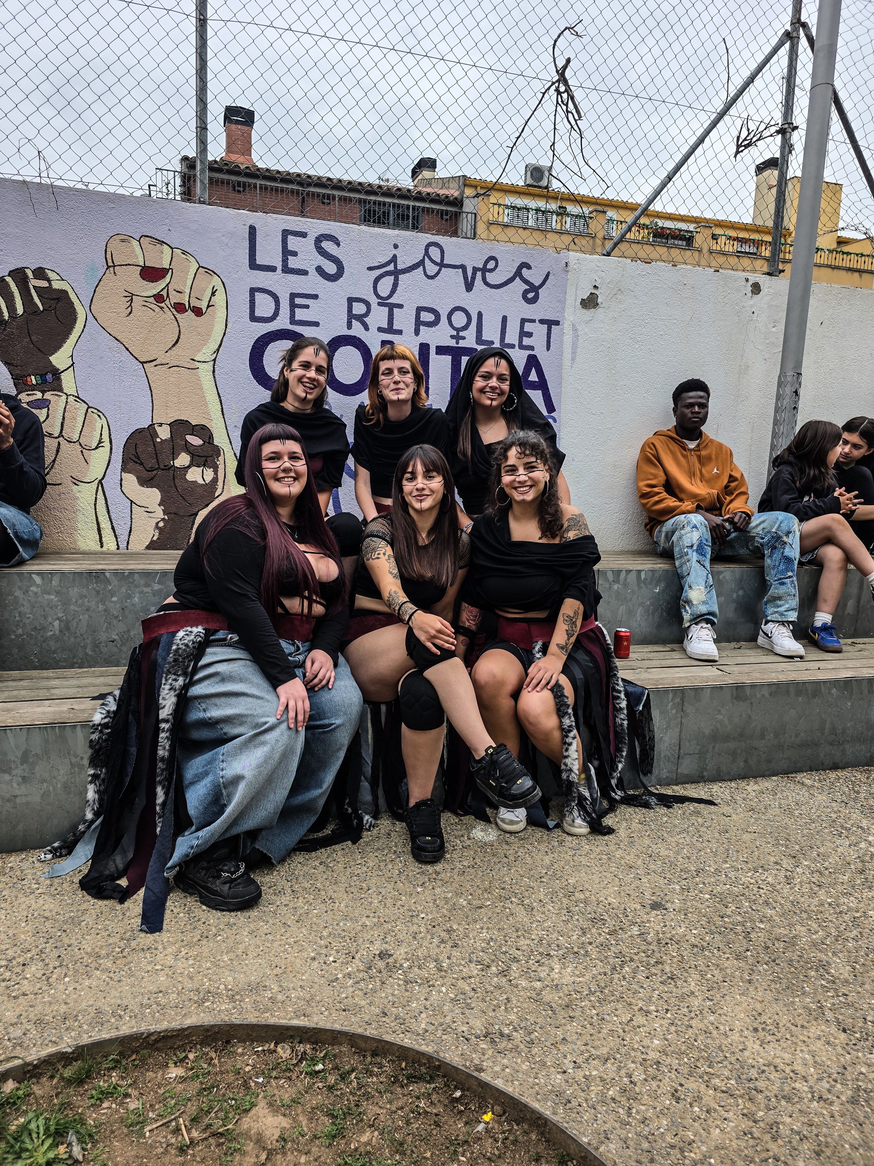 La Flama, colla tabalera no mixta de Bruixes. FOTO: Marc Mata