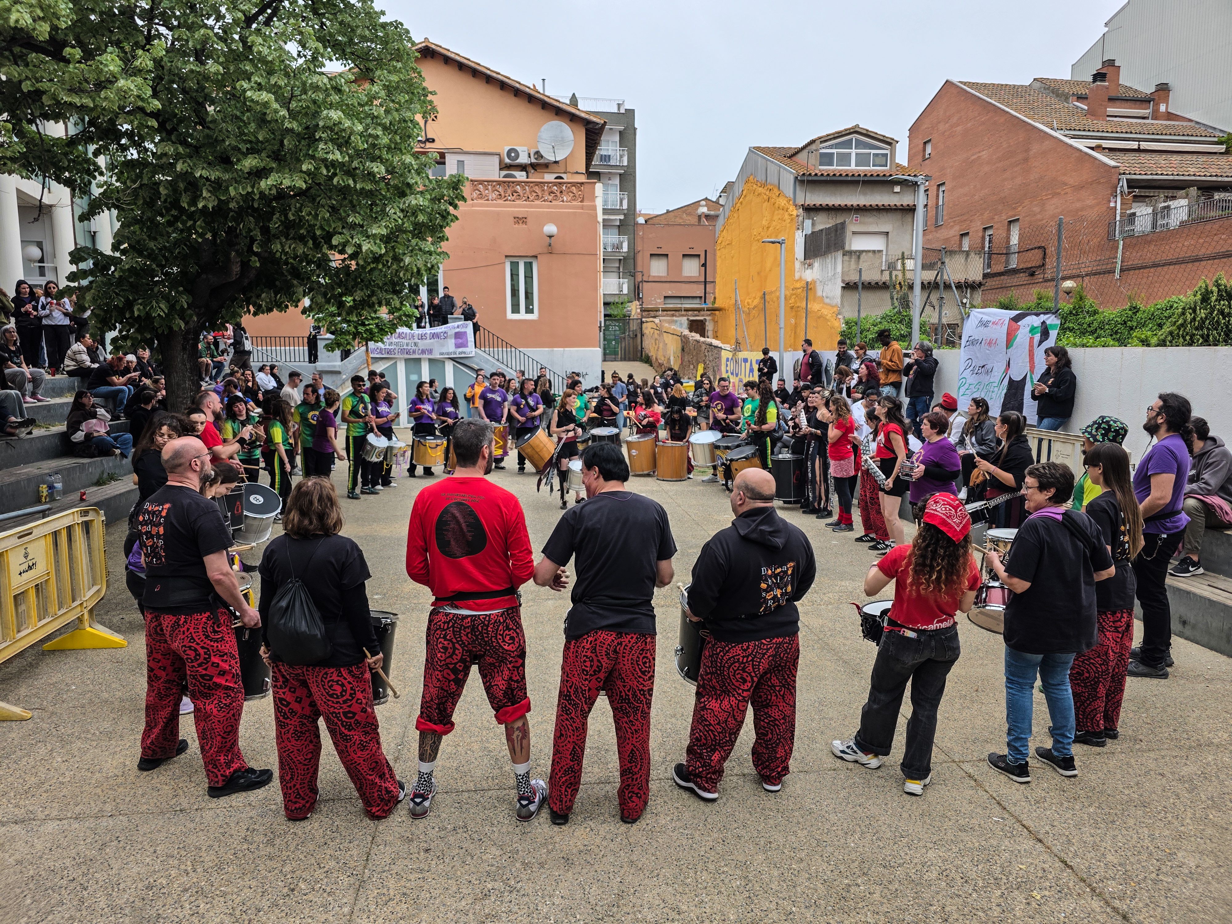Batucada conjunta. FOTO: Marc Mata