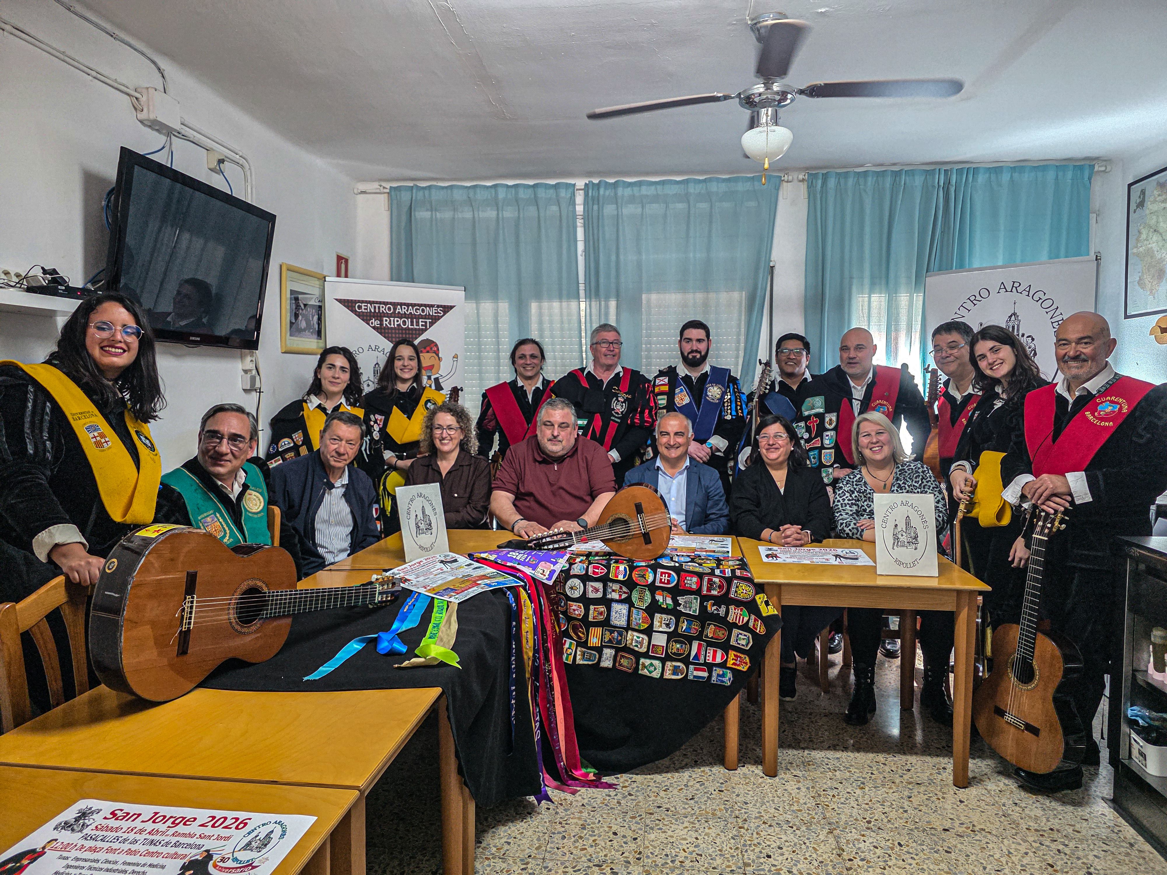 Moment de la roda de premsa de la troba de Tunes i fira del comerç. FOTO: marc Mata 