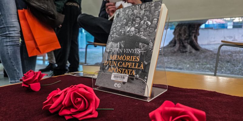 Presentació les Memòries d'un capellà apòstata. FOTO: Marc Mata 