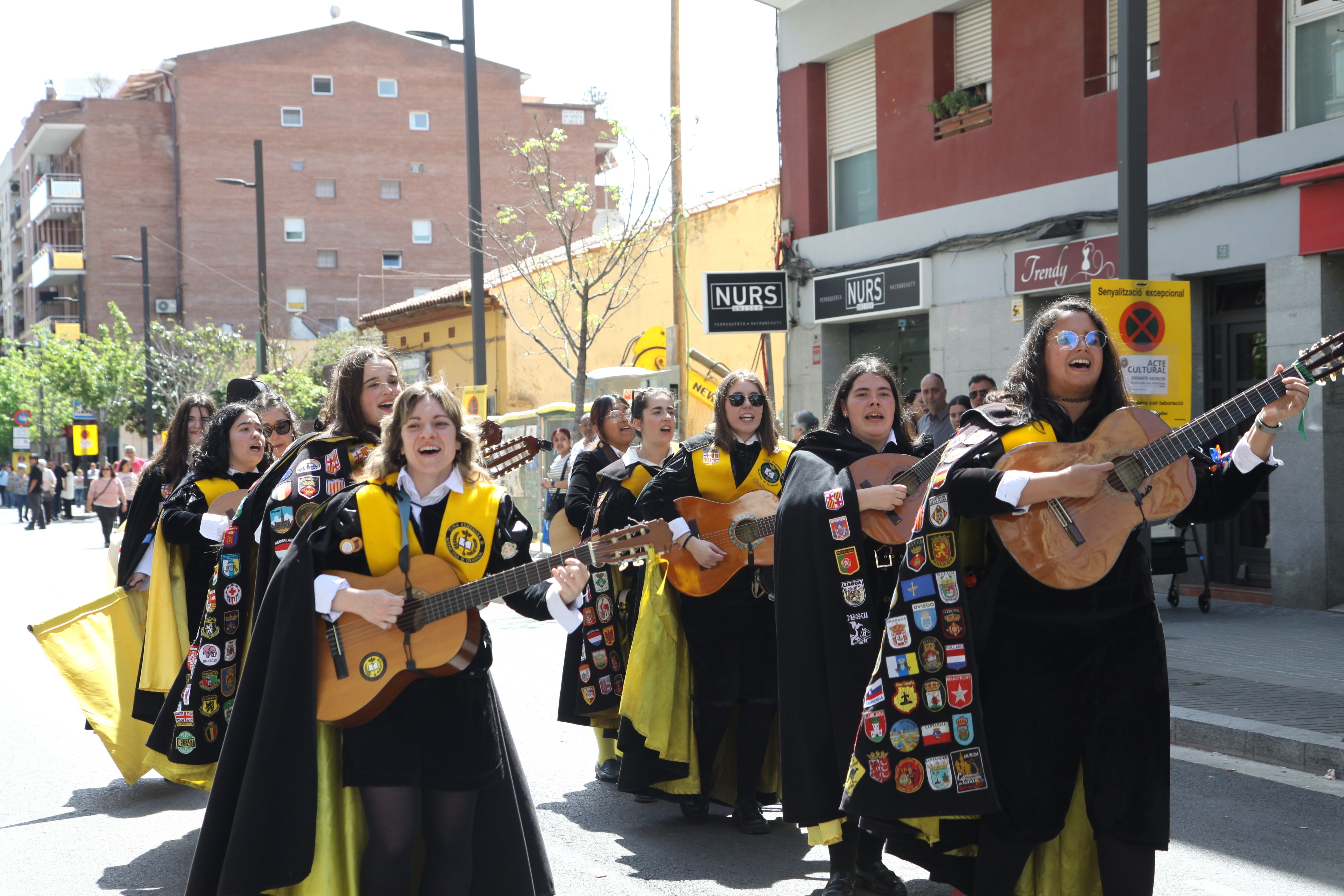 Les tunes han harmonitzat la jornada de comerç al carrer. Foto: Laia Jubany