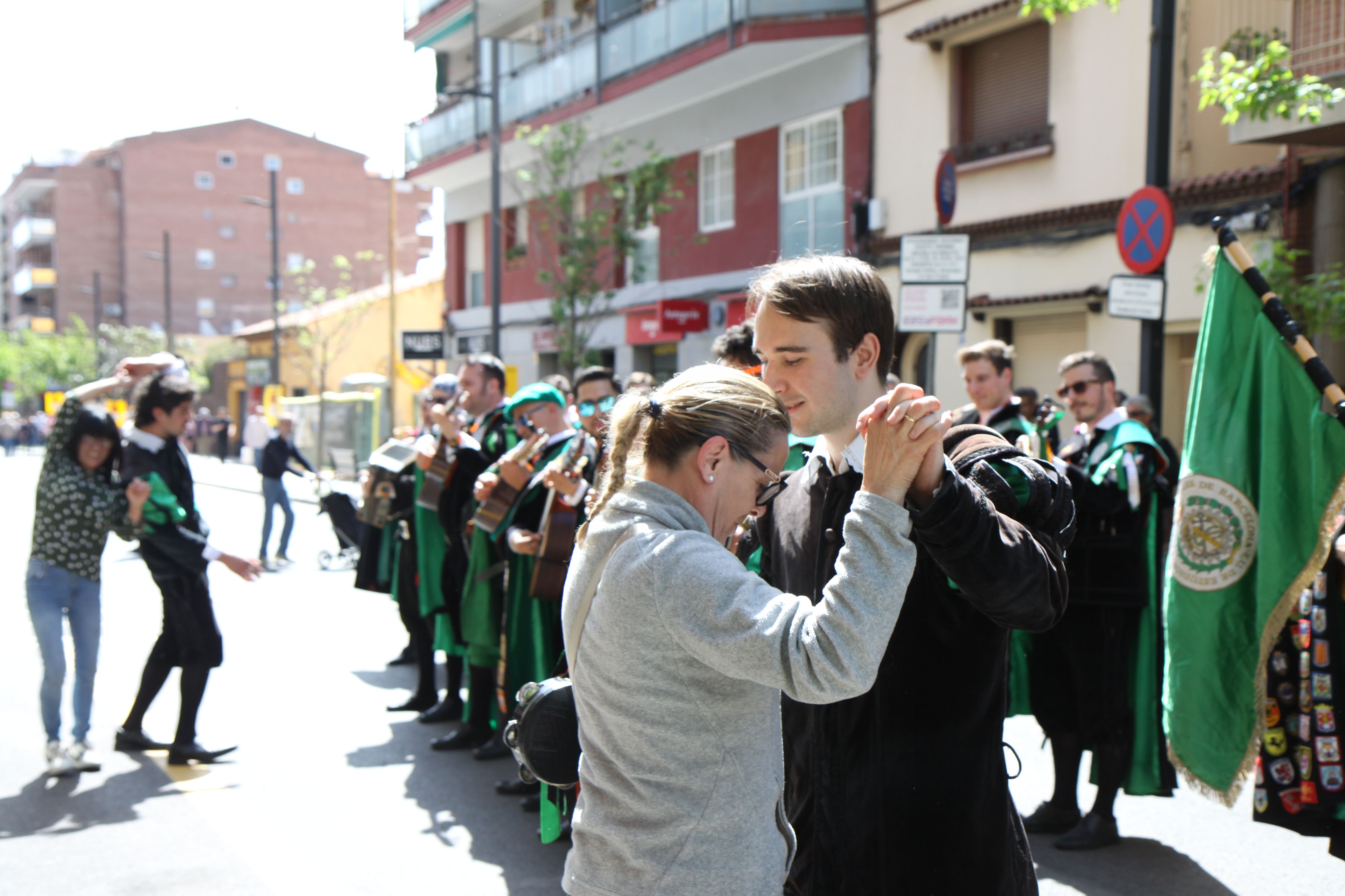 Les tunes han harmonitzat la jornada de comerç al carrer. Foto: Laia Jubany