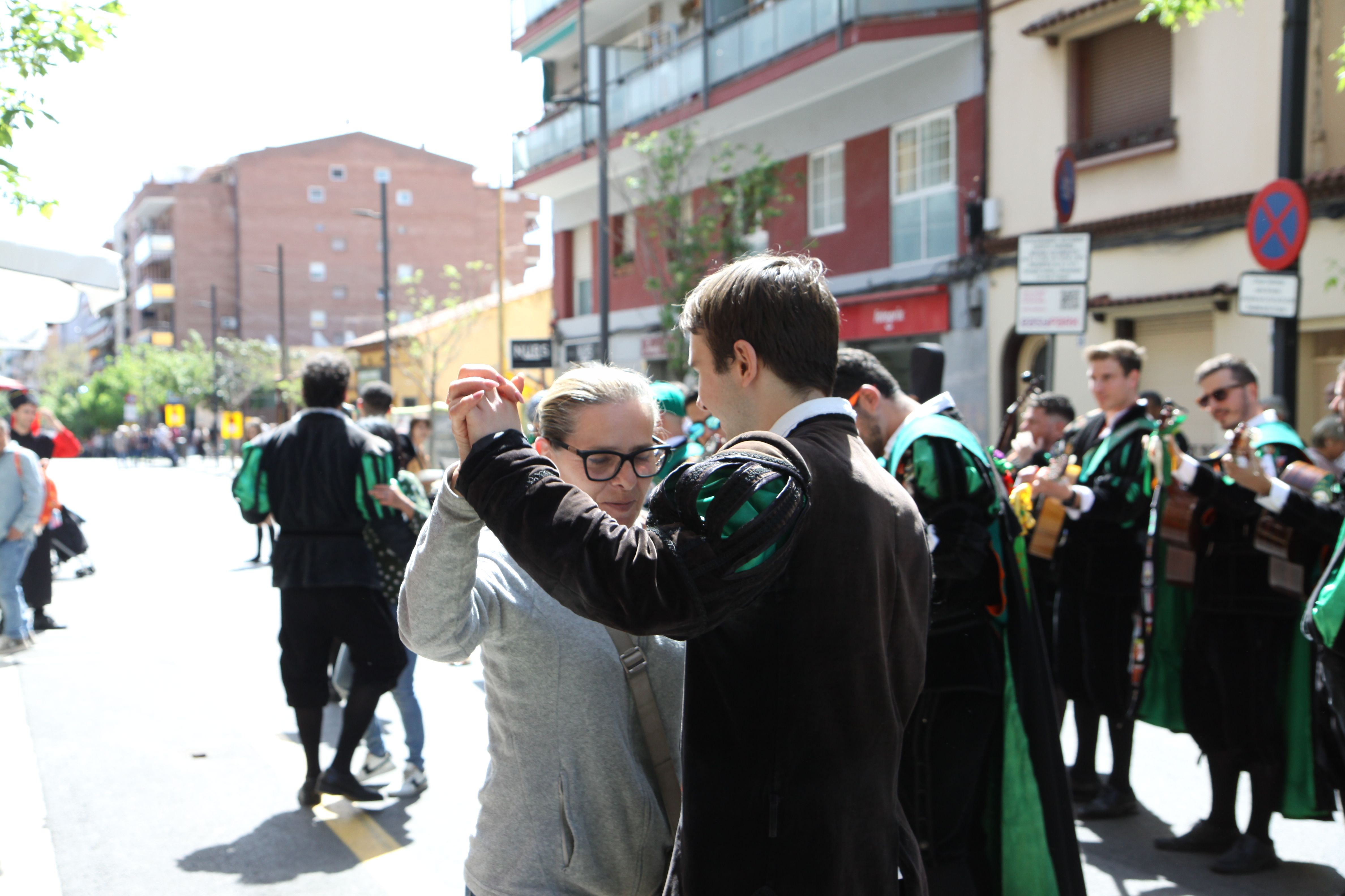 Les tunes han harmonitzat la jornada de comerç al carrer. Foto: Laia Jubany