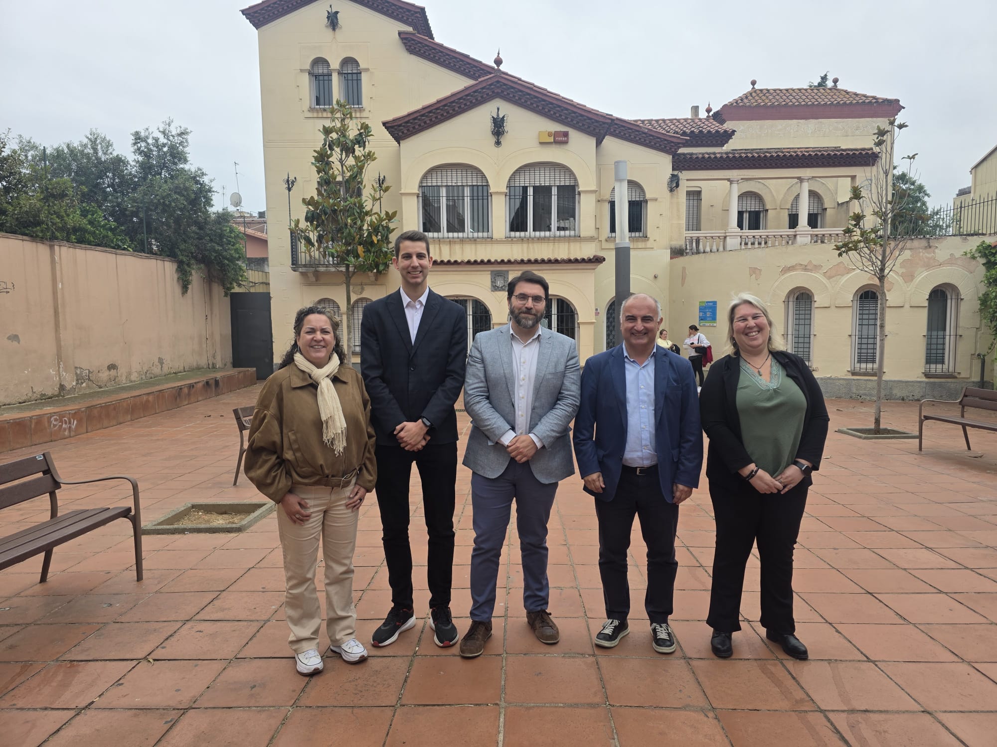 D'esquerra a dreta: Sonia Martin, David Gonzalez, Ferran Pedret, Luis Tirado i Eva Herrera