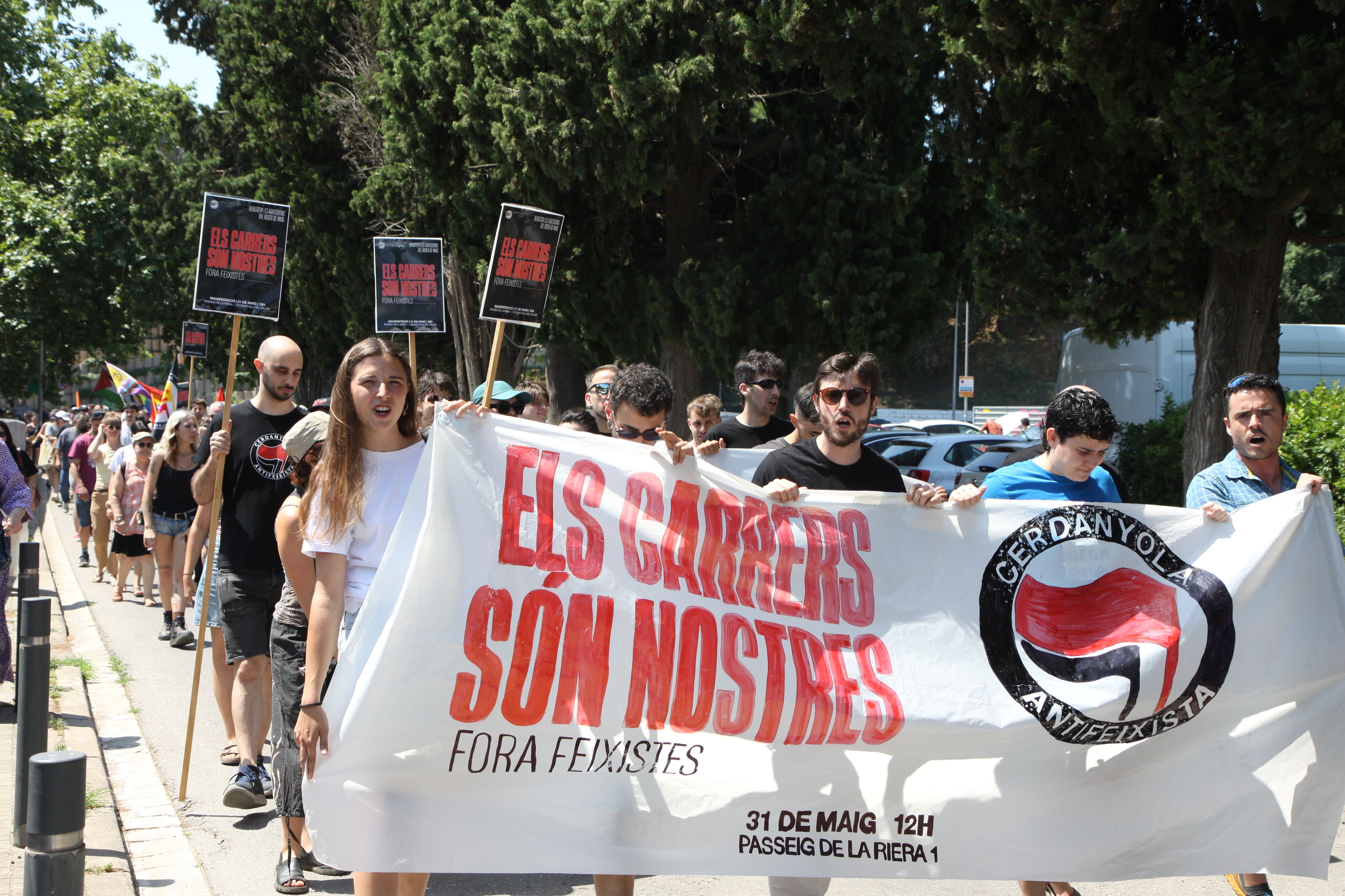 Inici de la mobilització a Cerdanyola. Foto: Laia Jubany