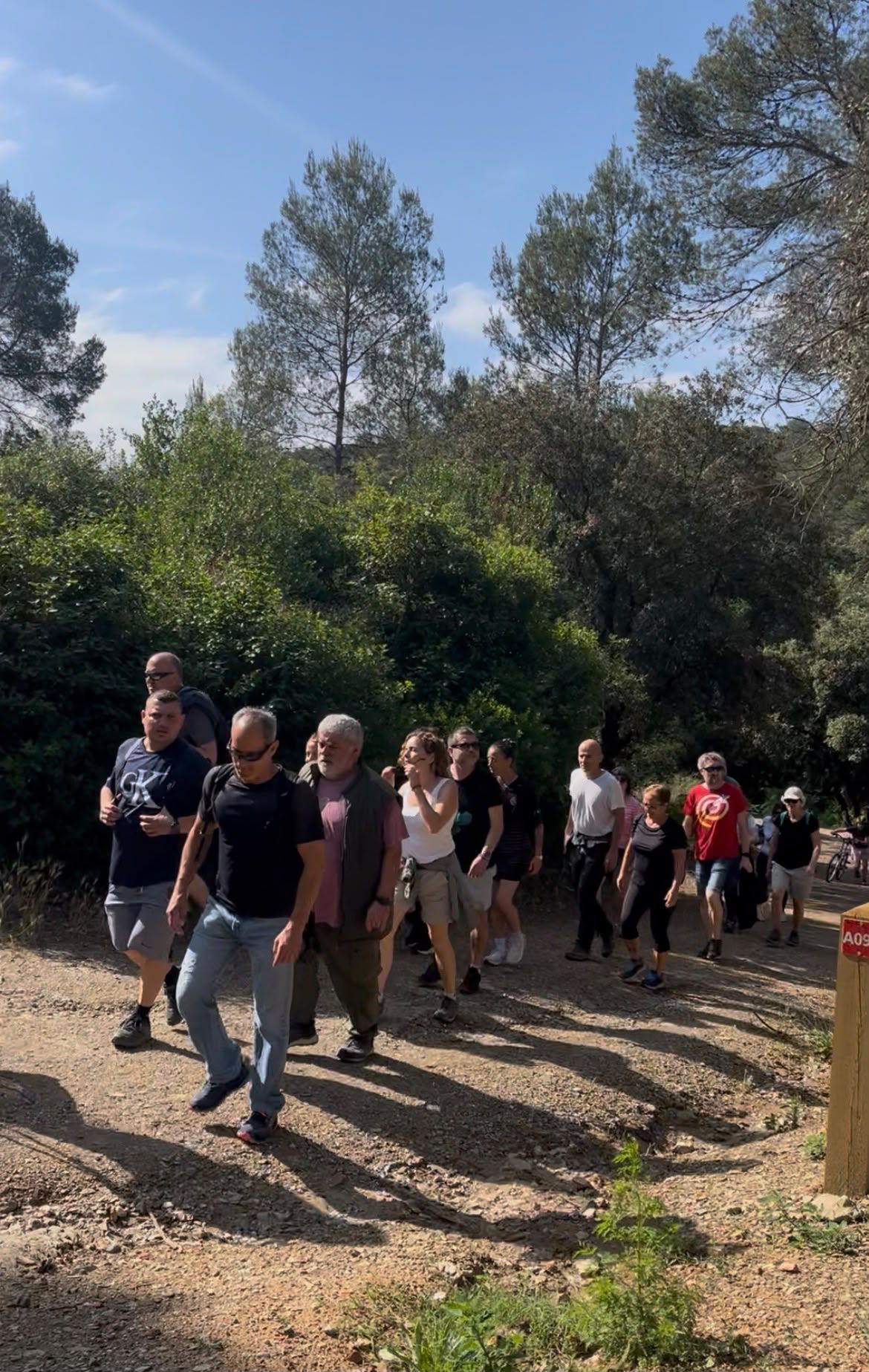 Alguns veïns dels municipis afectats van protestar fa uns mesos per reclamar l'obertura de Collserola. FOTO: TOT