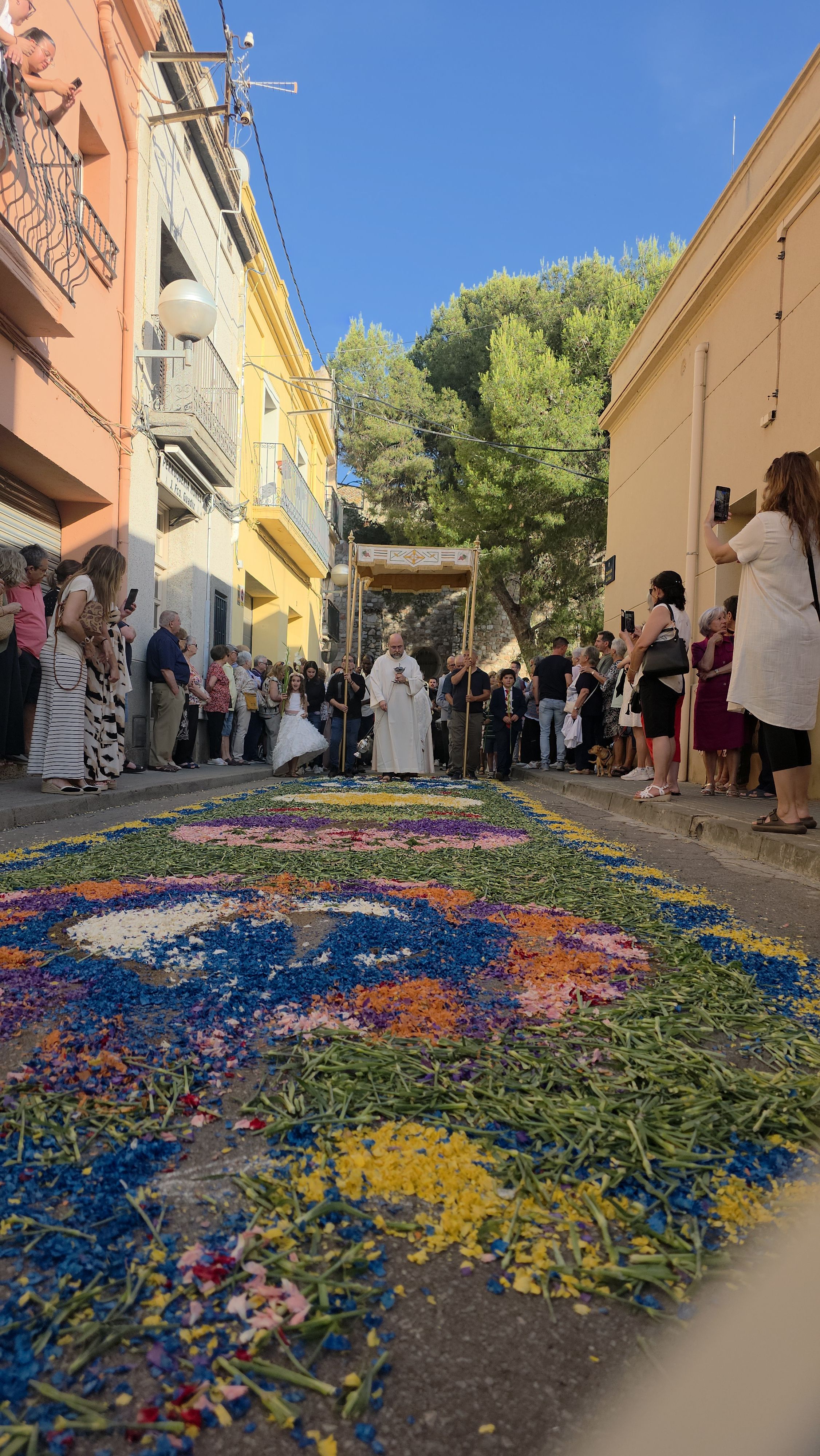 Ripollet celebra el Corpus Christi amb desenes de fidels. FOTO Marc Mata