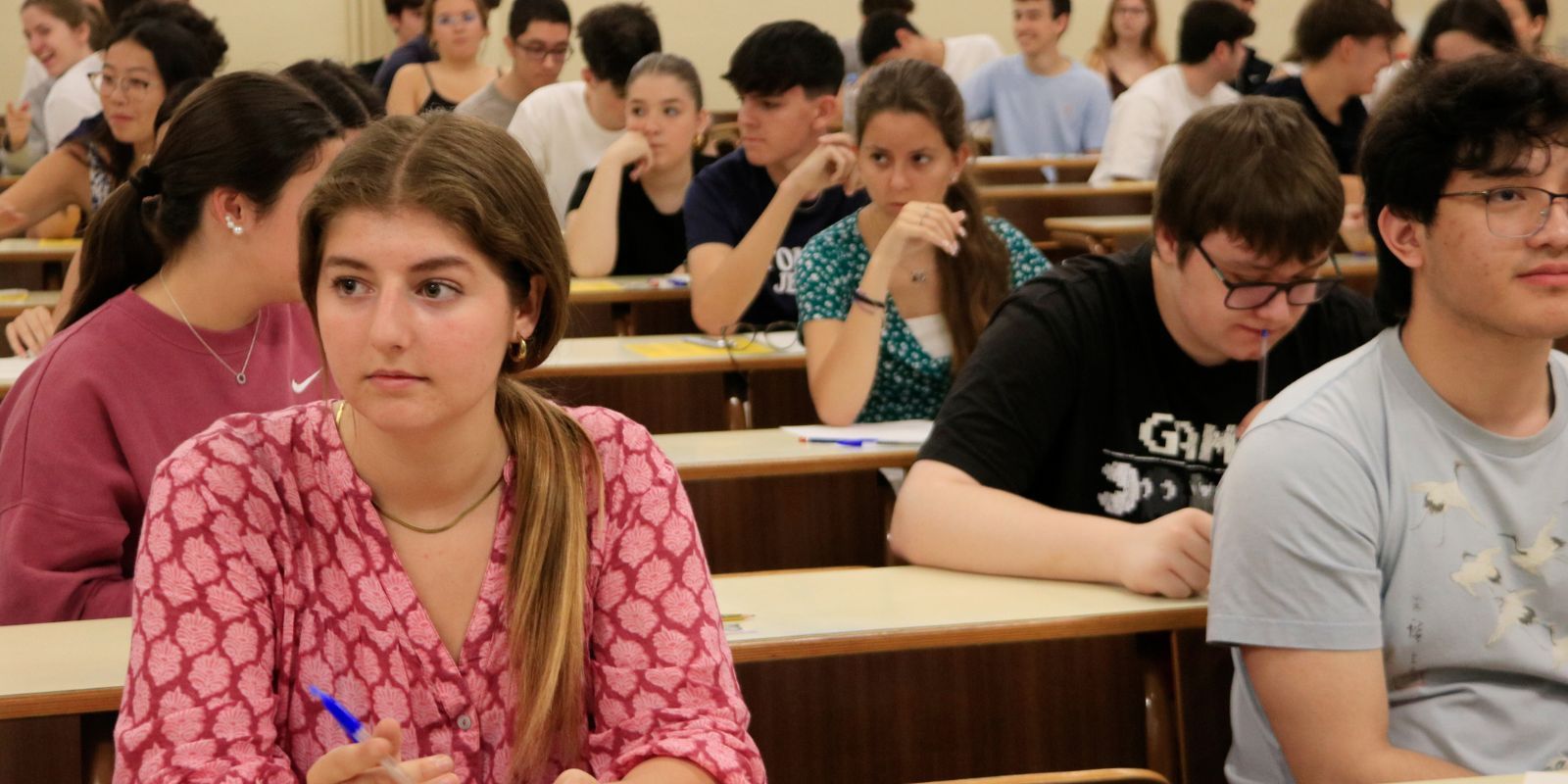 Alumnes durant un examen de la Selectivitat FOTO ACN (arxiu)
