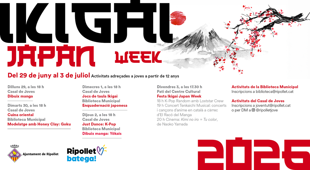 Cartell d'activitats. FOTO: Ajuntament de Ripollet