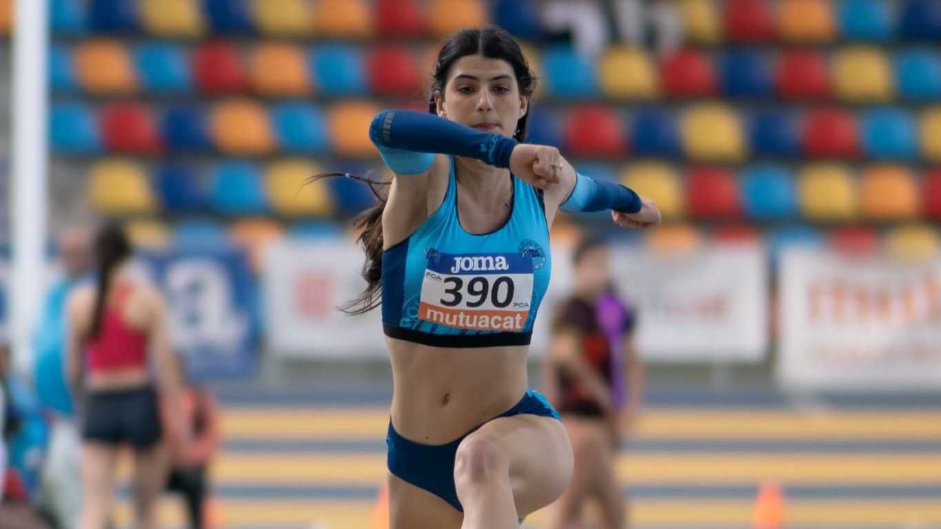 Carla Gelabert en una competició. Foto: Cedida