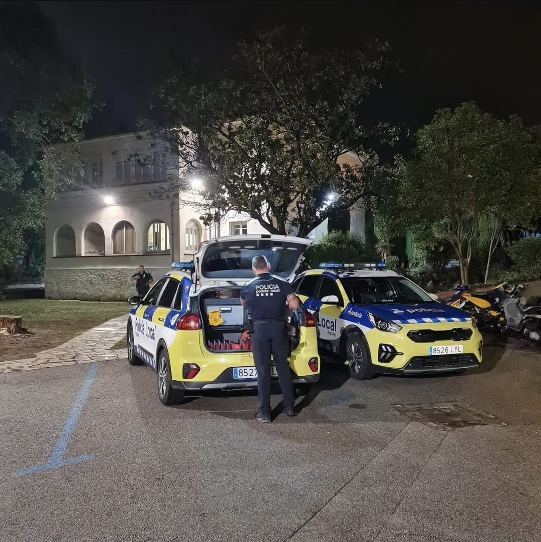 Una intervenció policial. FOTO Ajuntament de Ripollet 
