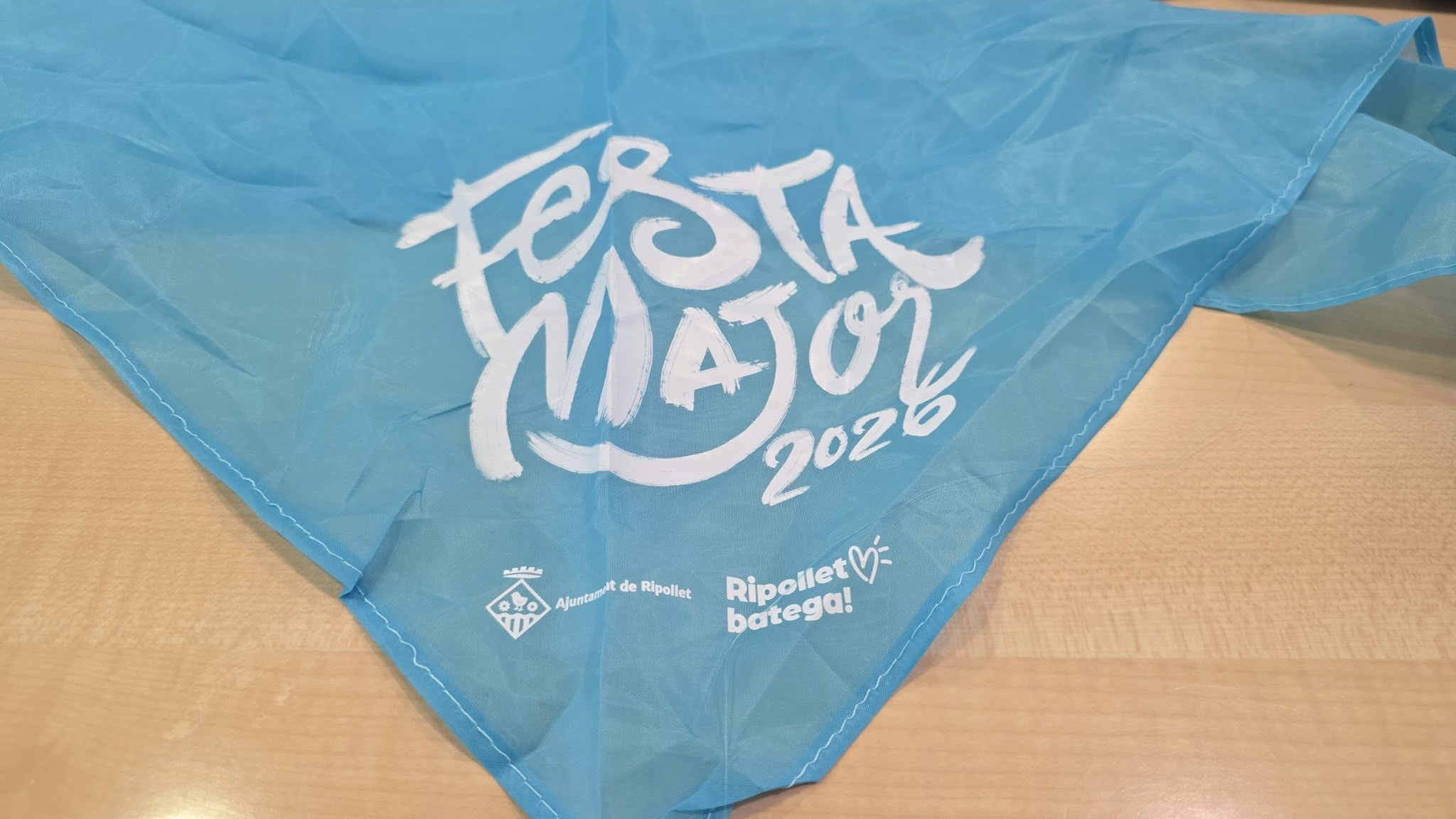 Mocador Festa Major de Ripollet 2026. FOTO TOT Ripollet