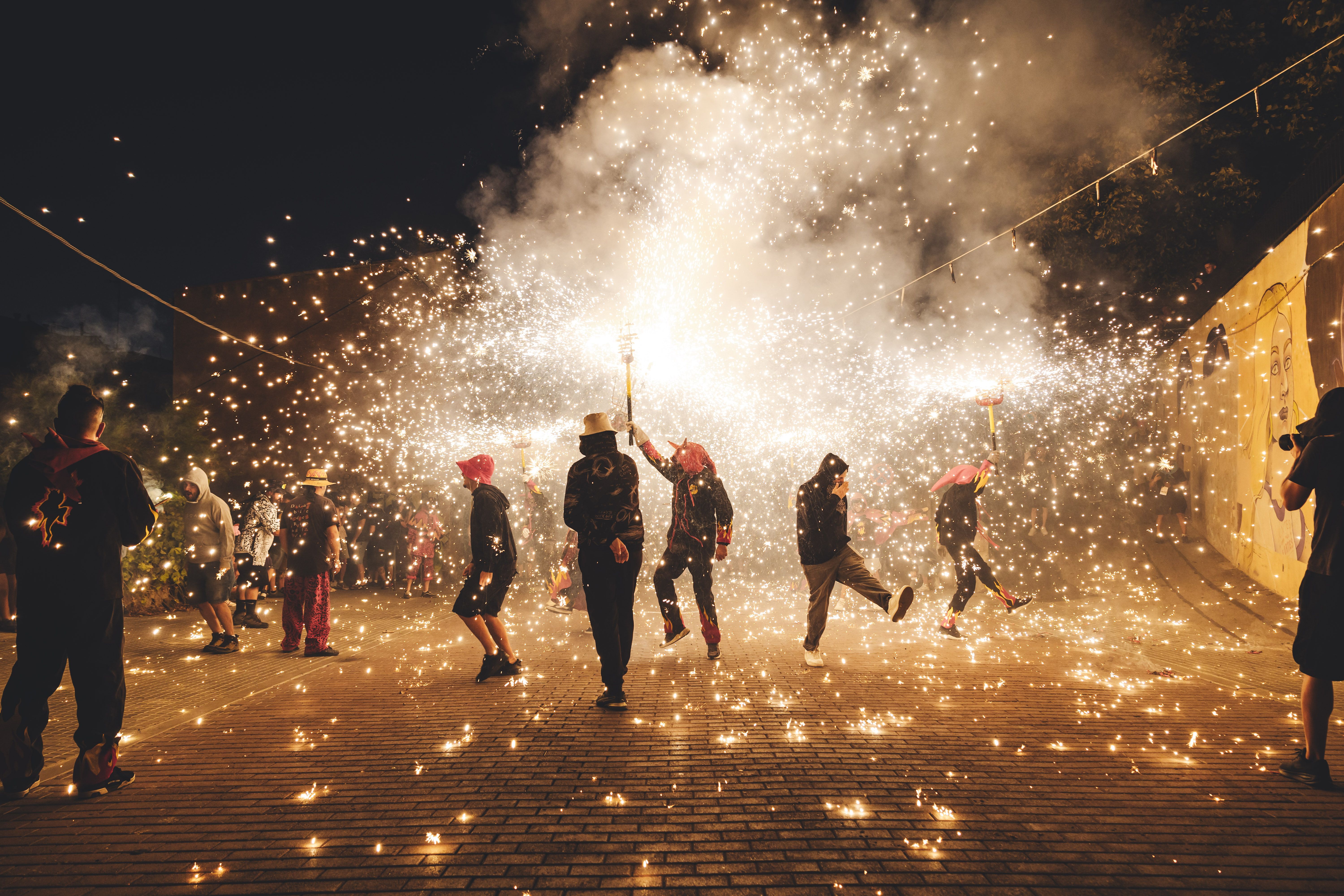 Correfoc i versots dels Diables de Ripollet. FOTO Arnau Padilla (42)