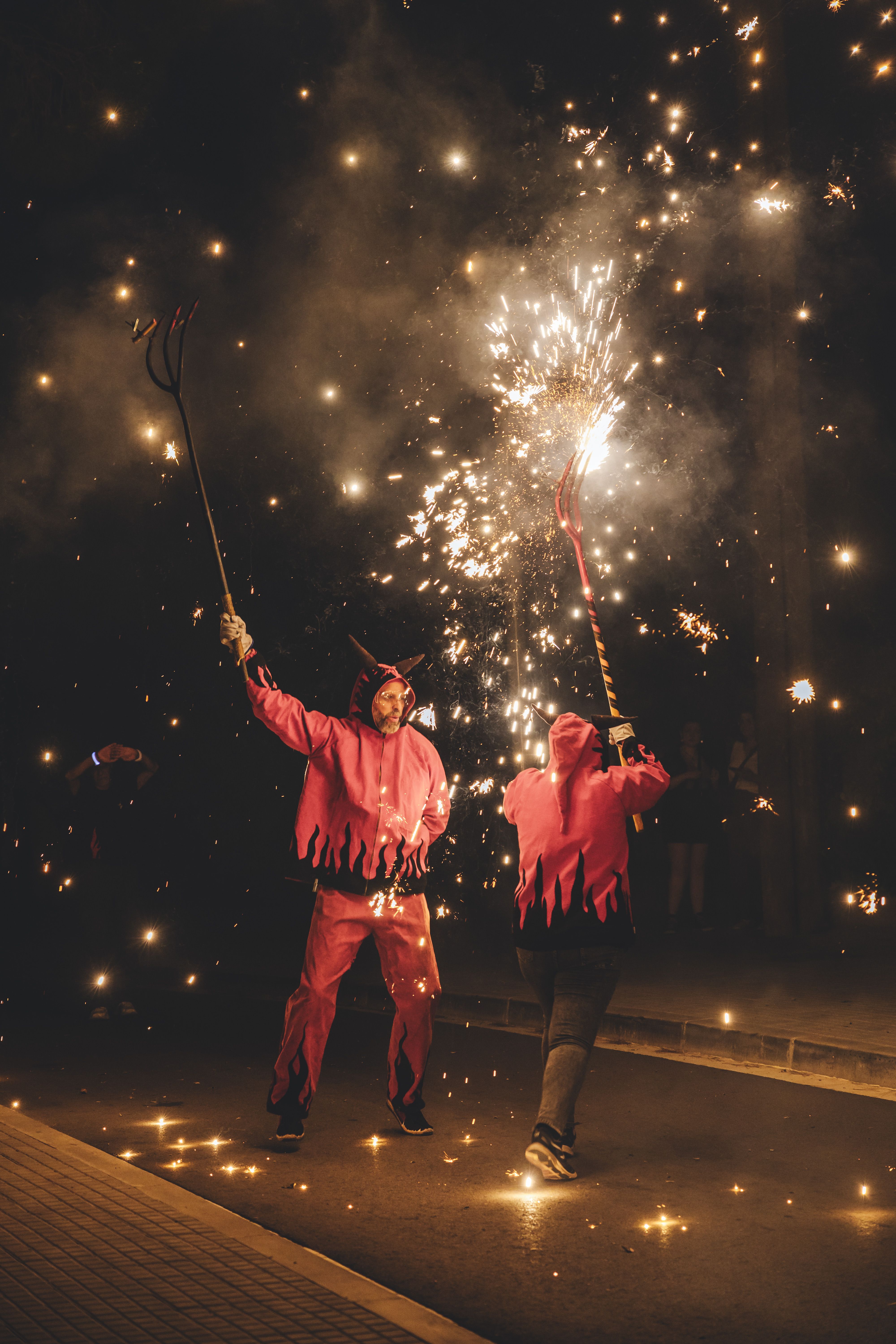 Correfoc i versots dels Diables de Ripollet. FOTO Arnau Padilla (50)