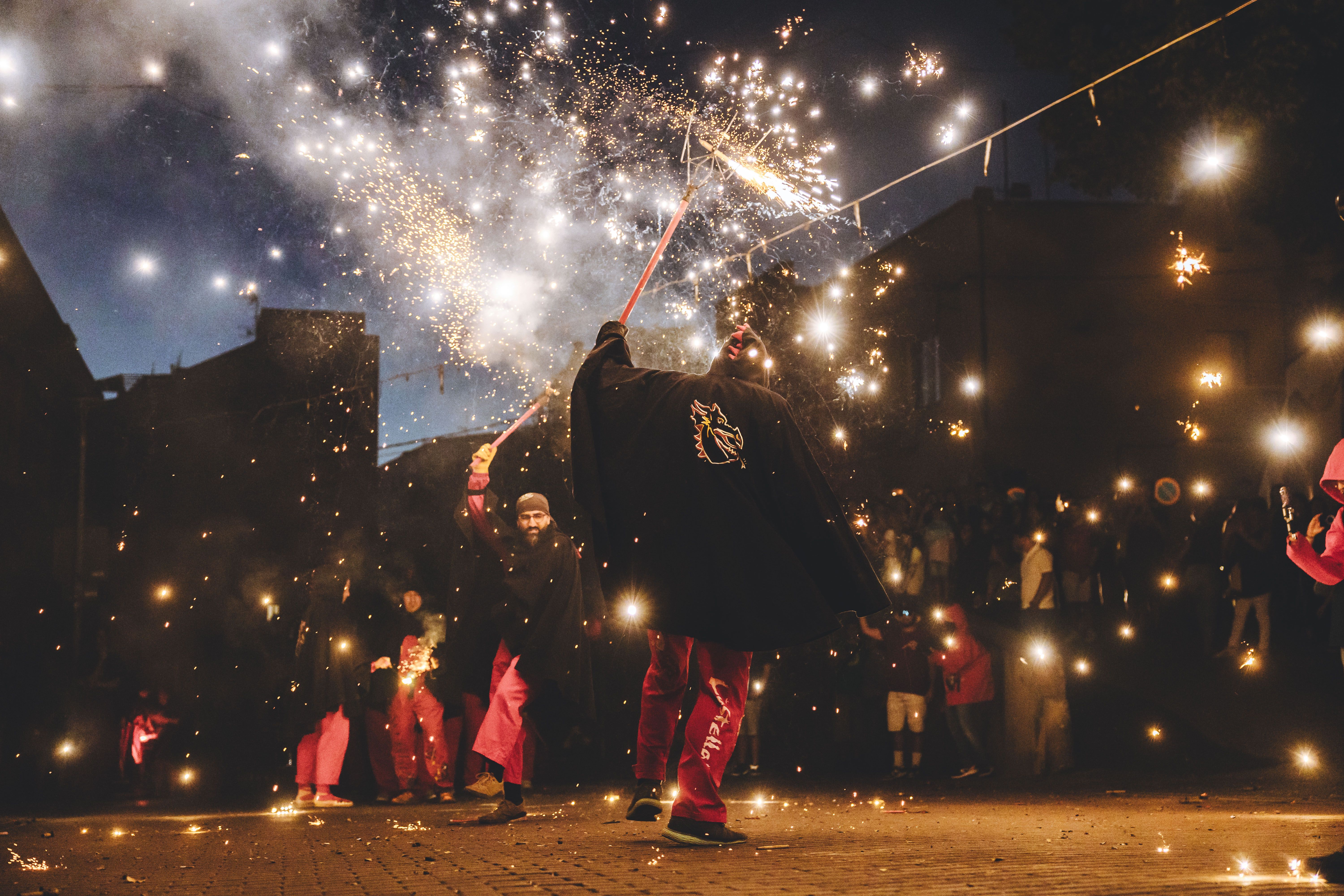 Correfoc i versots dels Diables de Ripollet. FOTO Arnau Padilla (54)