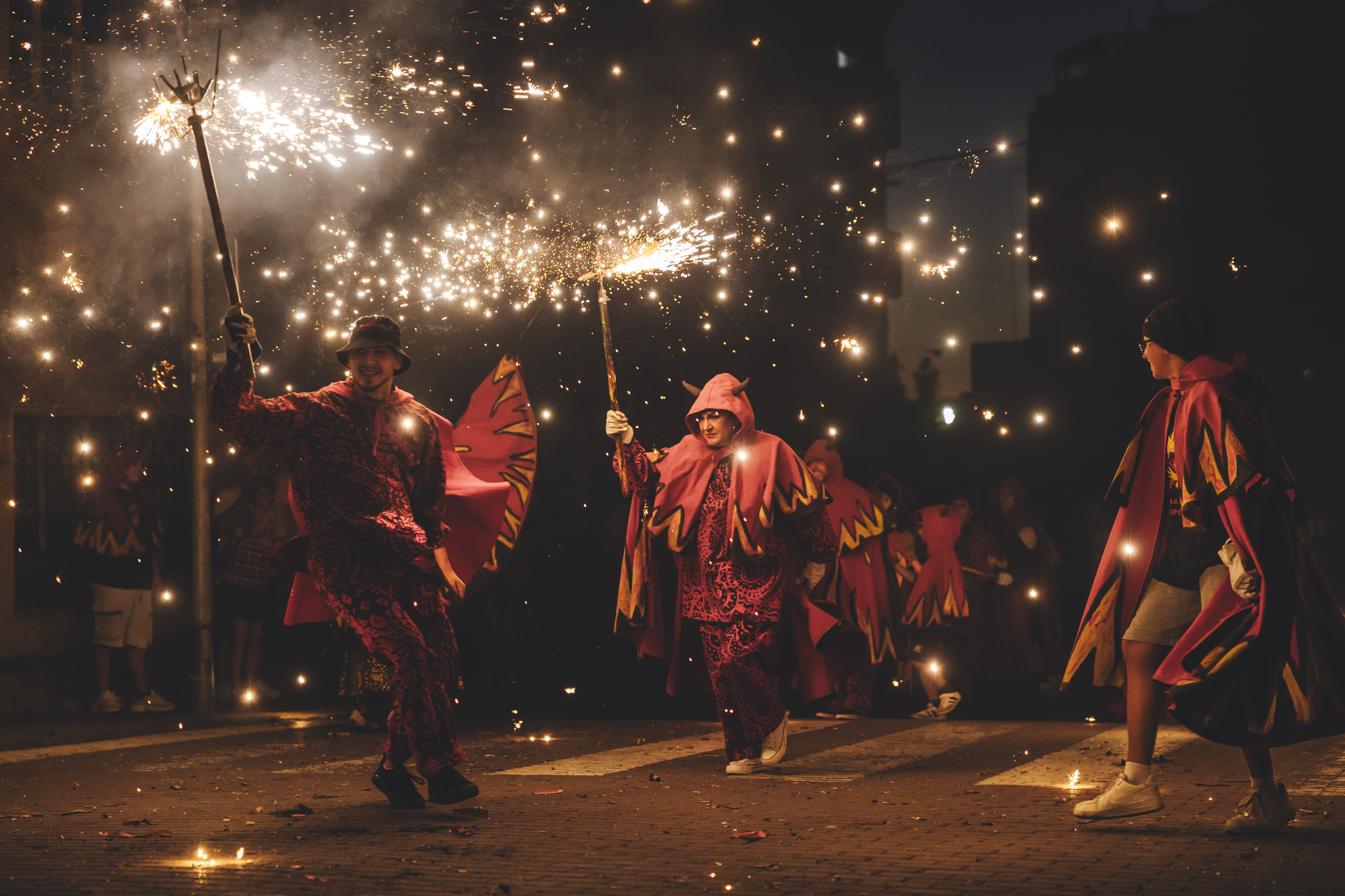 Correfoc i versots dels Diables de Ripollet. FOTO Arnau Padilla (59)