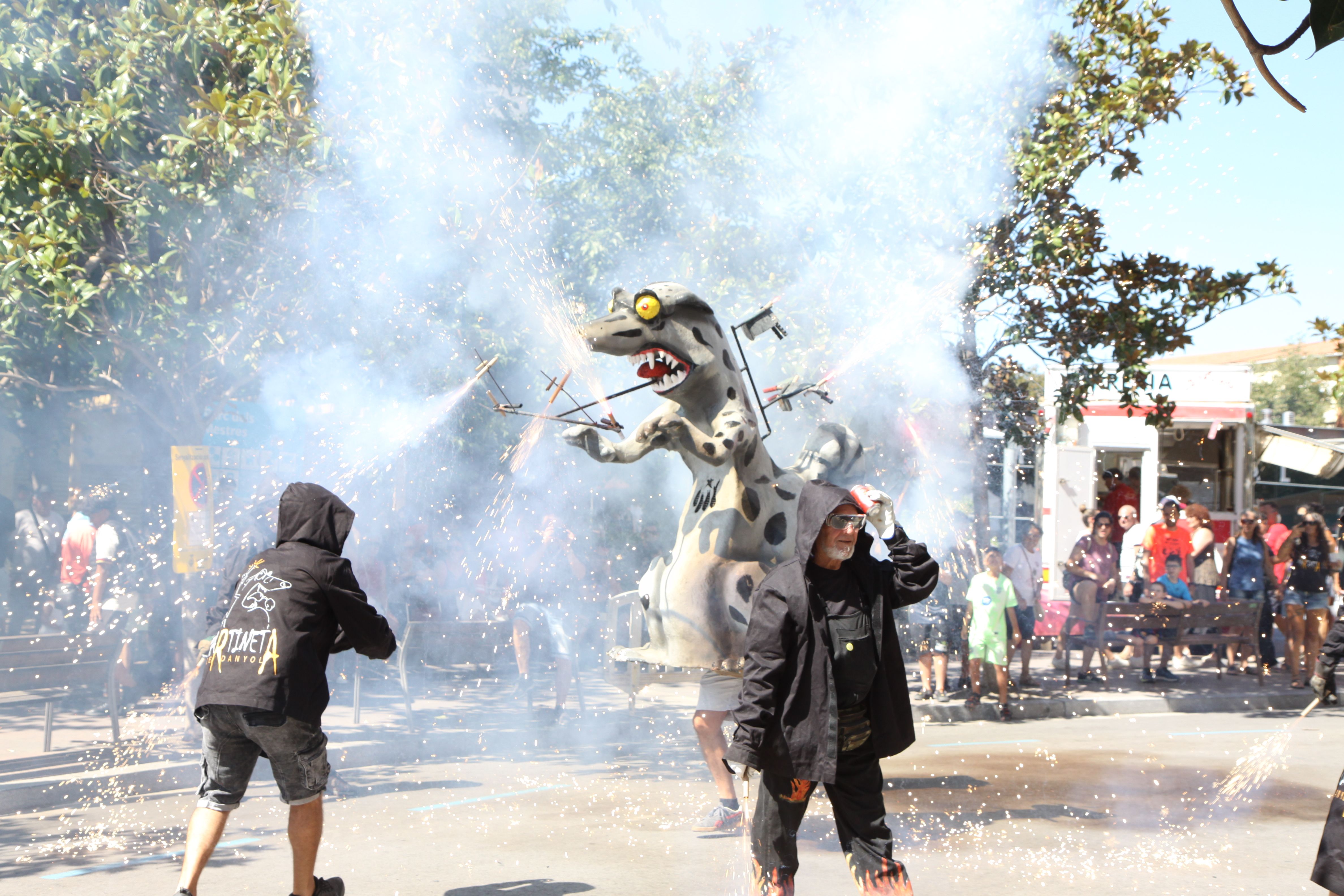 La Martineta de Cerdanyola en el seu pas per la rambla de Sant Jordi. Foto: Laia Jubany