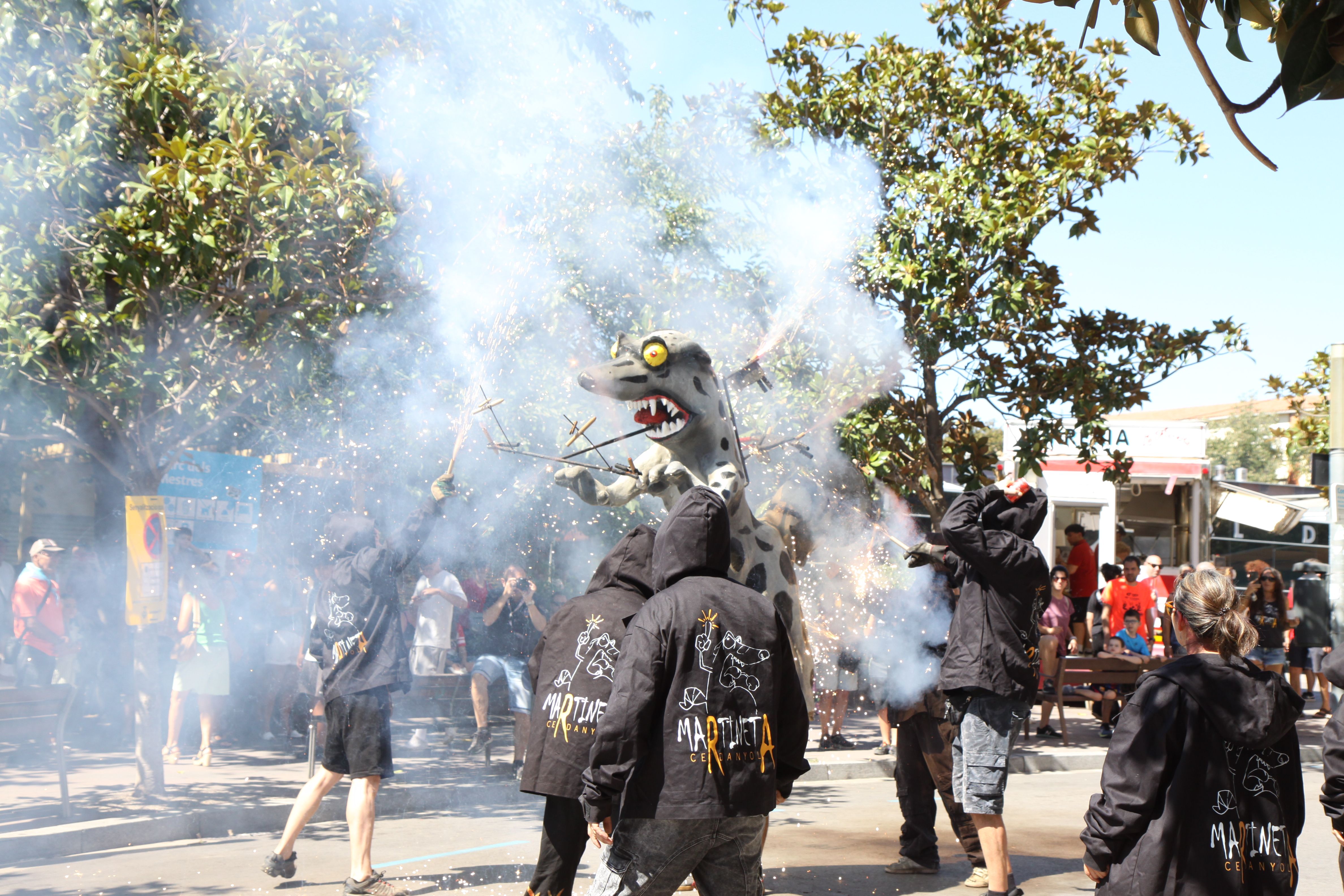 La Martineta de Cerdanyola en el seu pas per la rambla de Sant Jordi. Foto: Laia Jubany